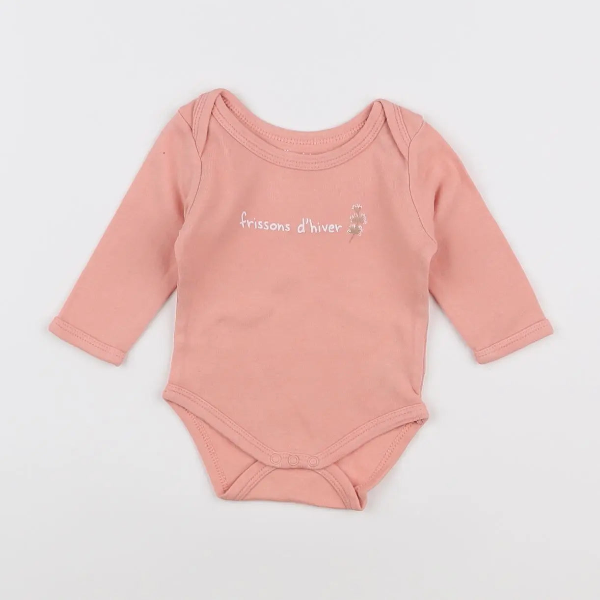 Vertbaudet - body rose - 3 mois