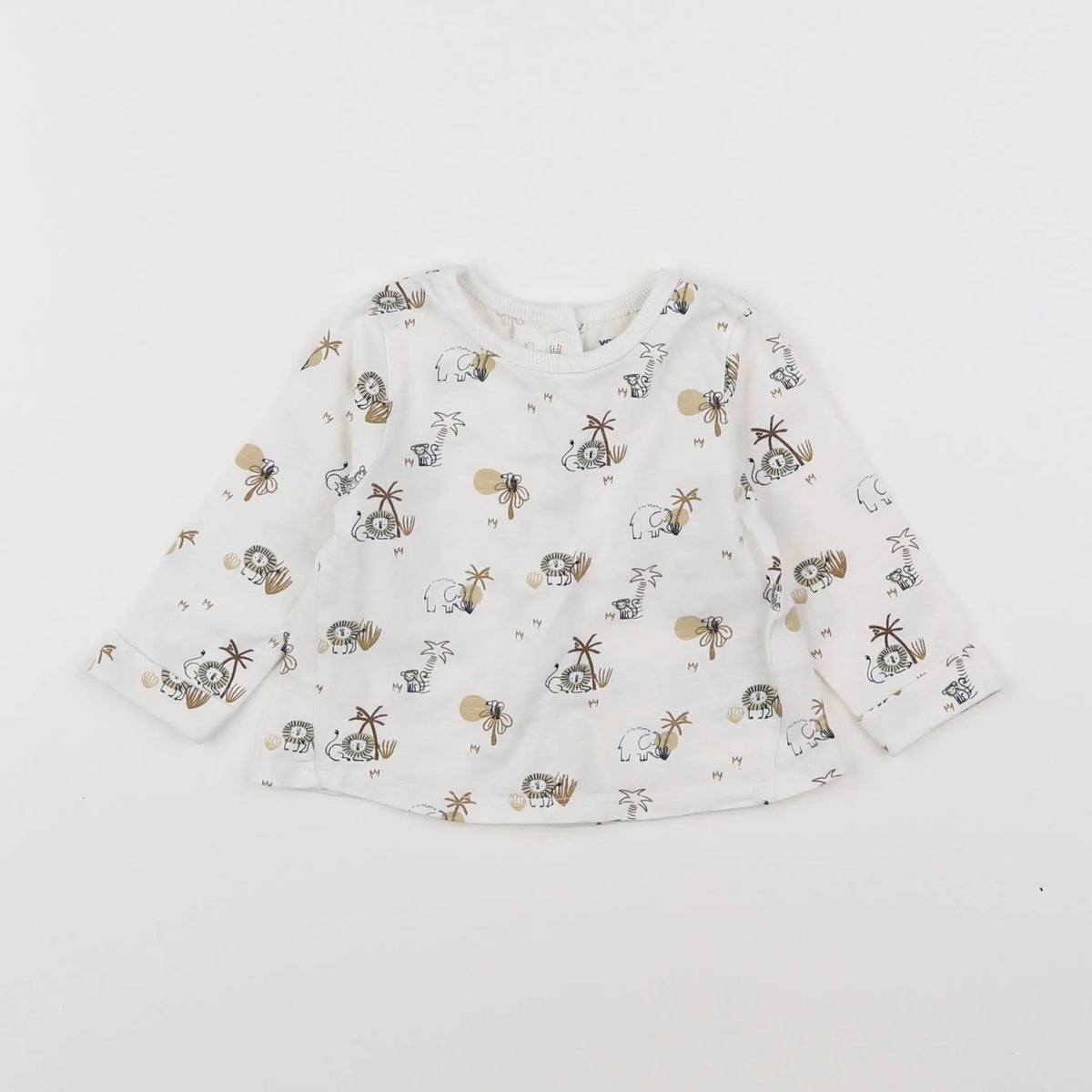 Vertbaudet - tee-shirt multicolore - 6 mois