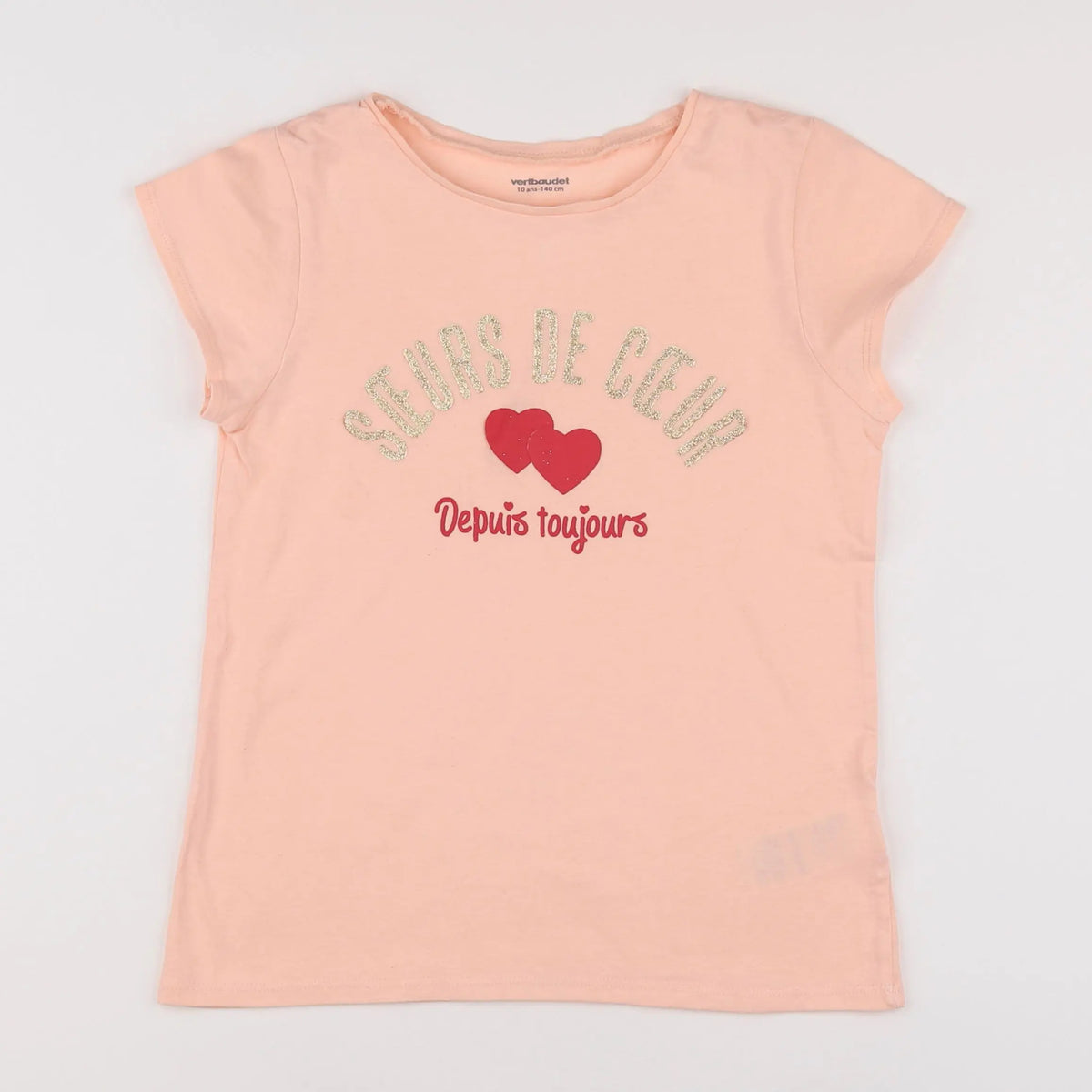Vertbaudet - tee-shirt multicolore - 10 ans