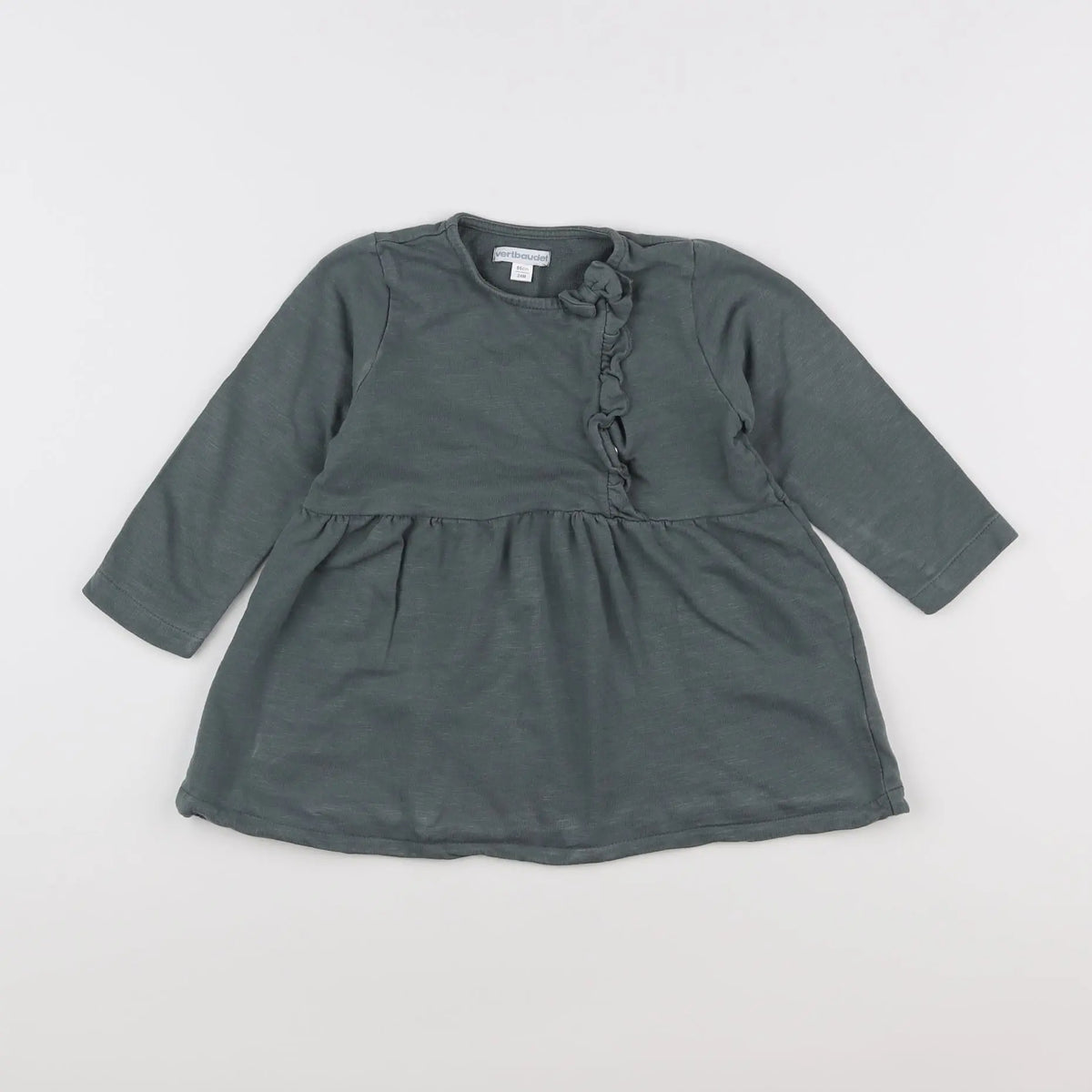 Vertbaudet - robe vert - 2 ans