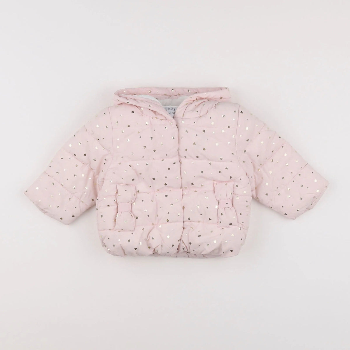 Vertbaudet - doudoune rose - 6 mois