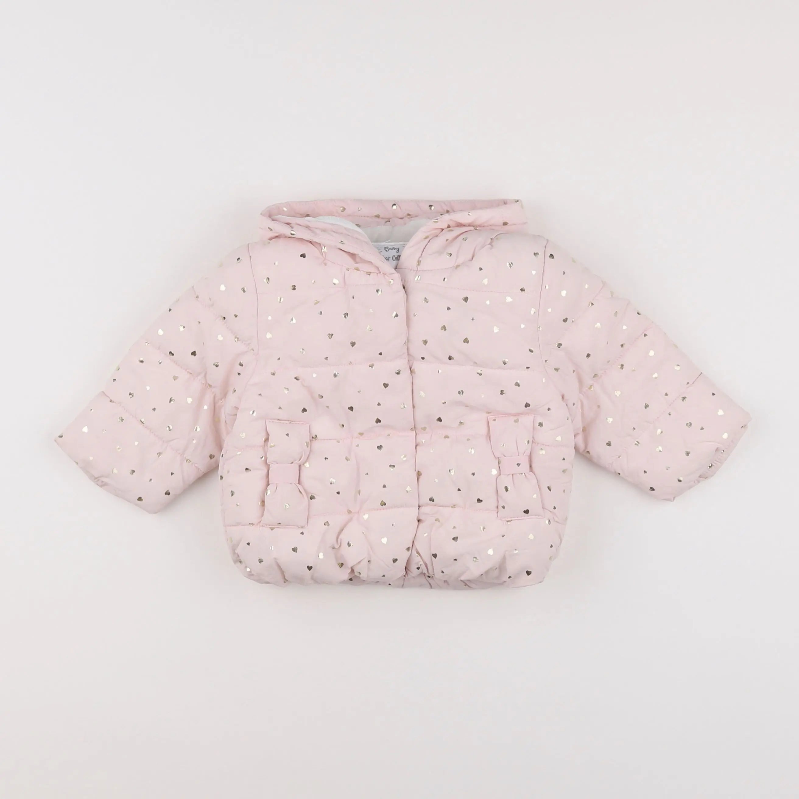 Vertbaudet - doudoune rose - 6 mois