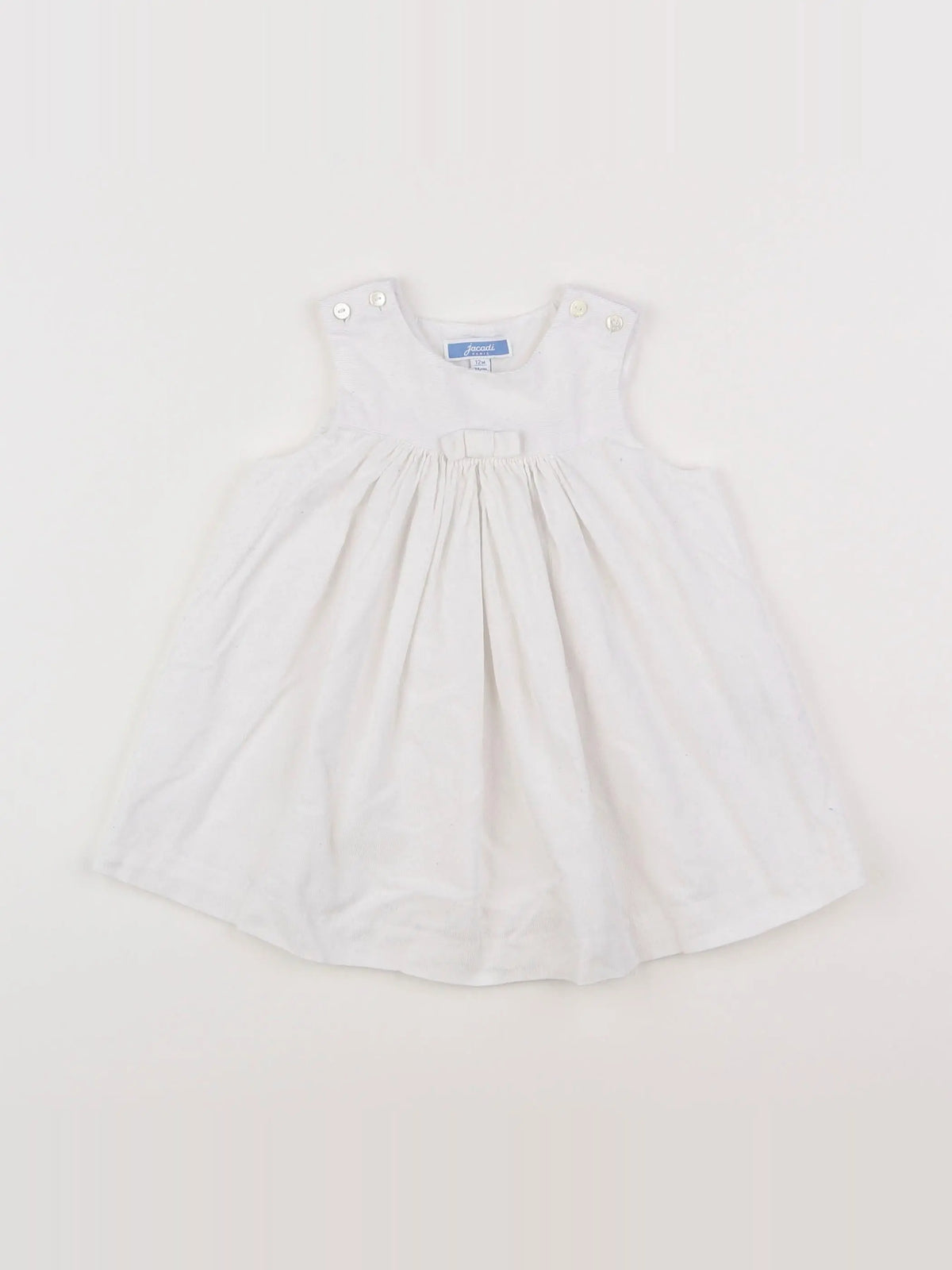 Jacadi - robe blanc - 12 mois
