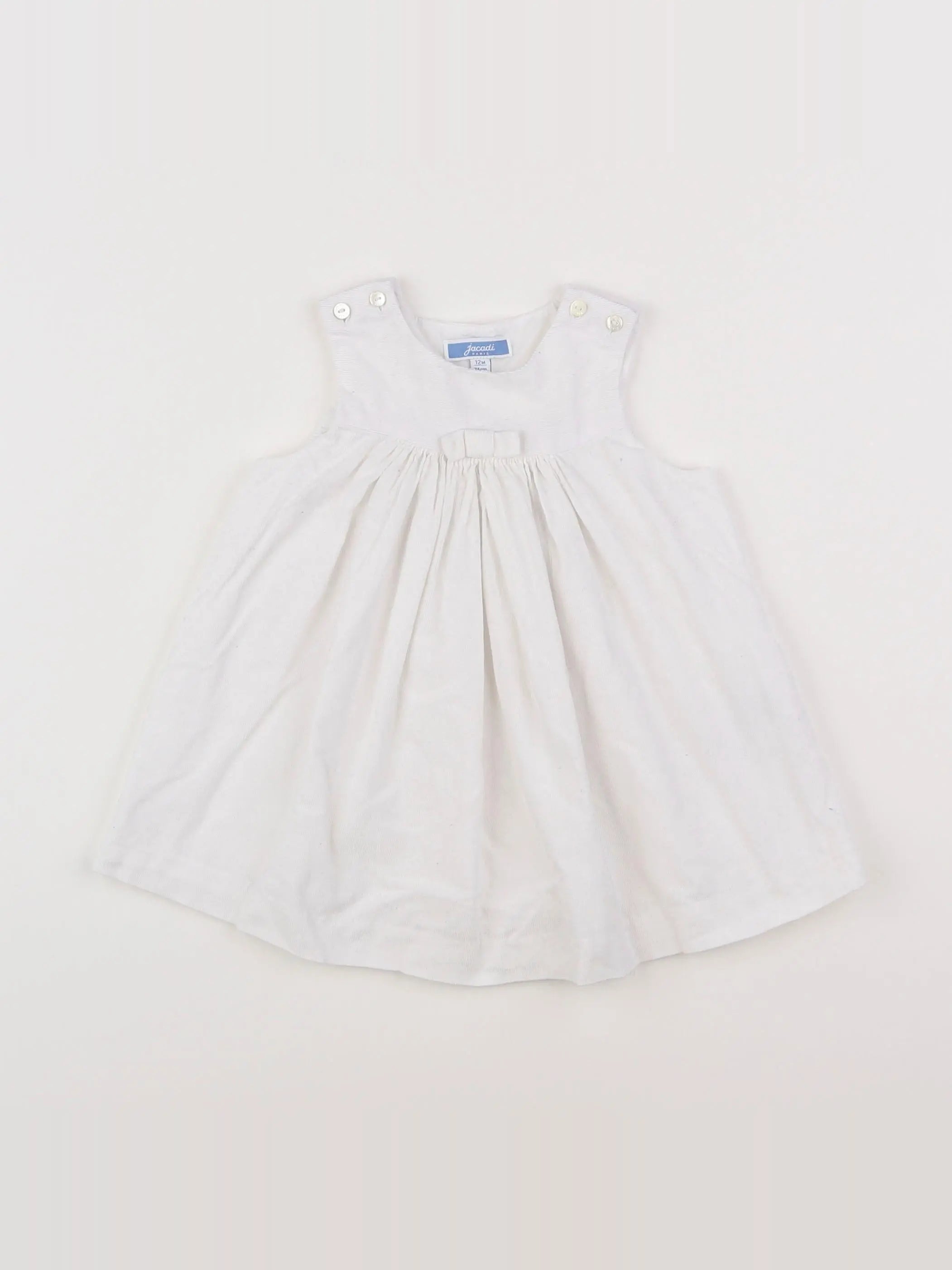 Jacadi - robe blanc - 12 mois