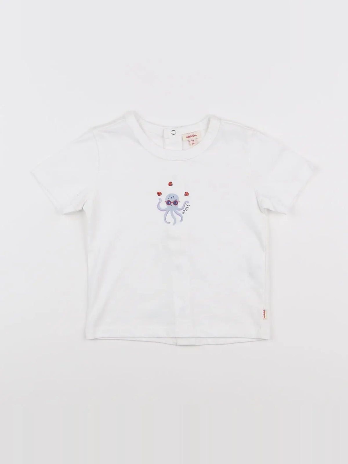 Catimini - tee-shirt blanc - 12 mois
