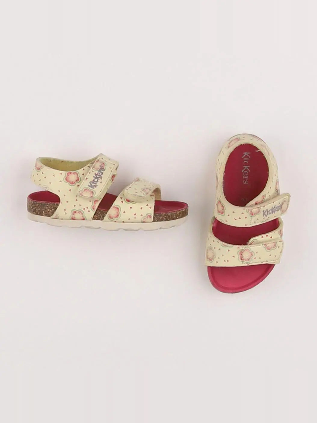 Kickers - sandales jaune, rose - pointure 19