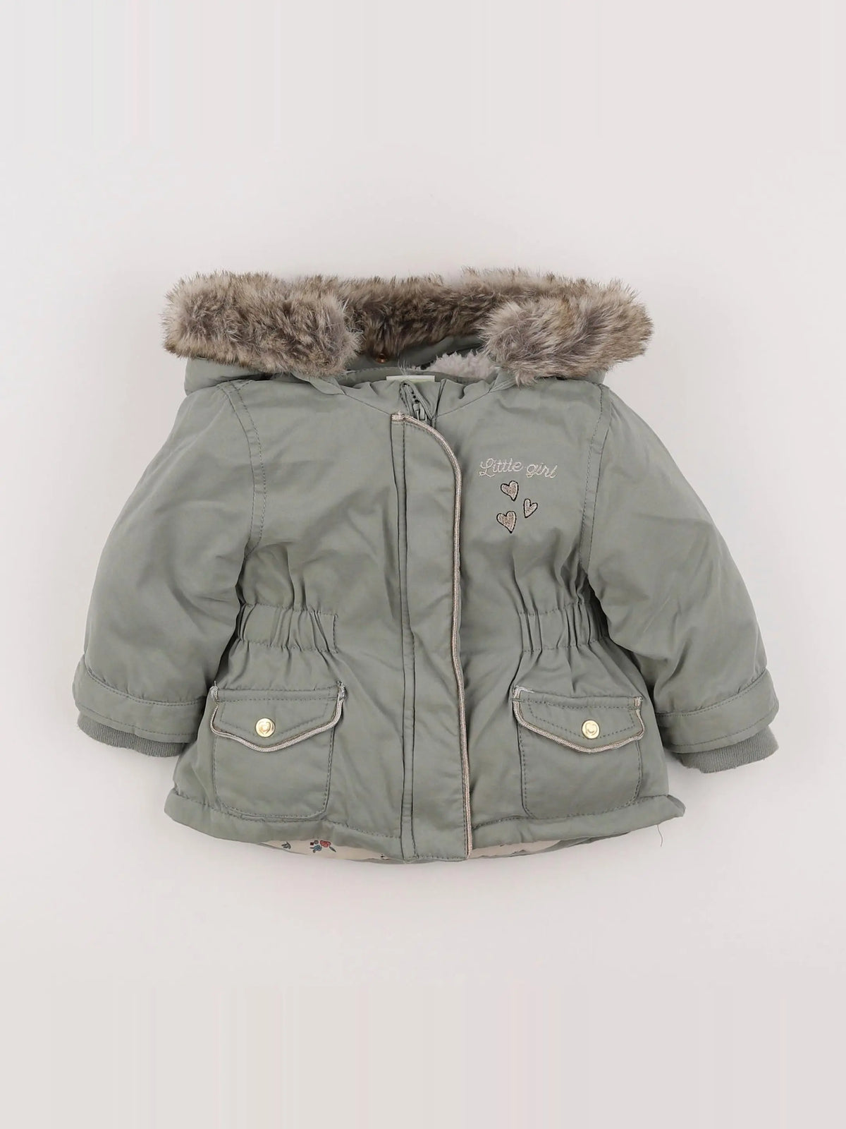 Tape à l'oeil - manteau vert - 9 mois