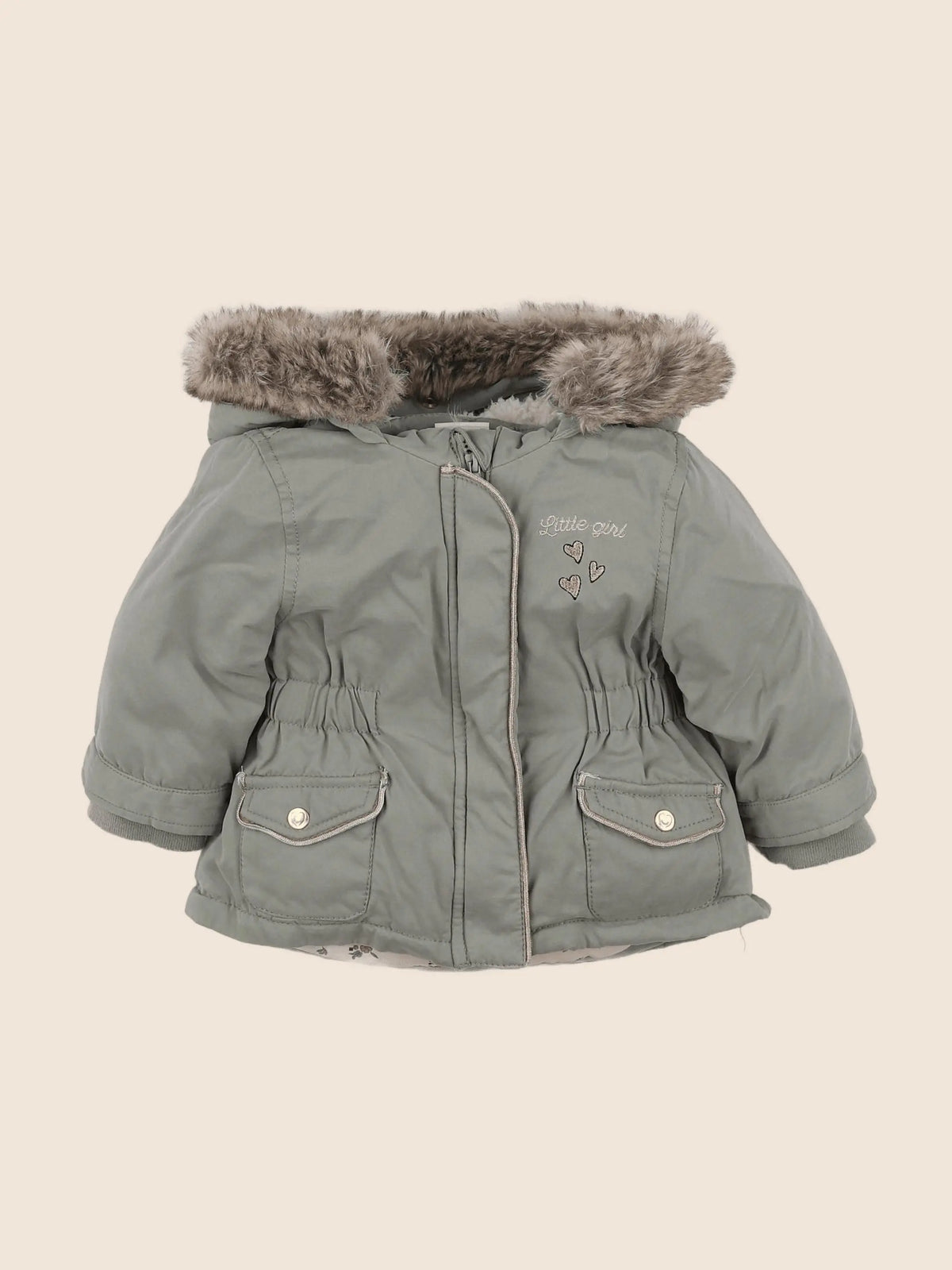 Tape à l'oeil - manteau vert - 9 mois