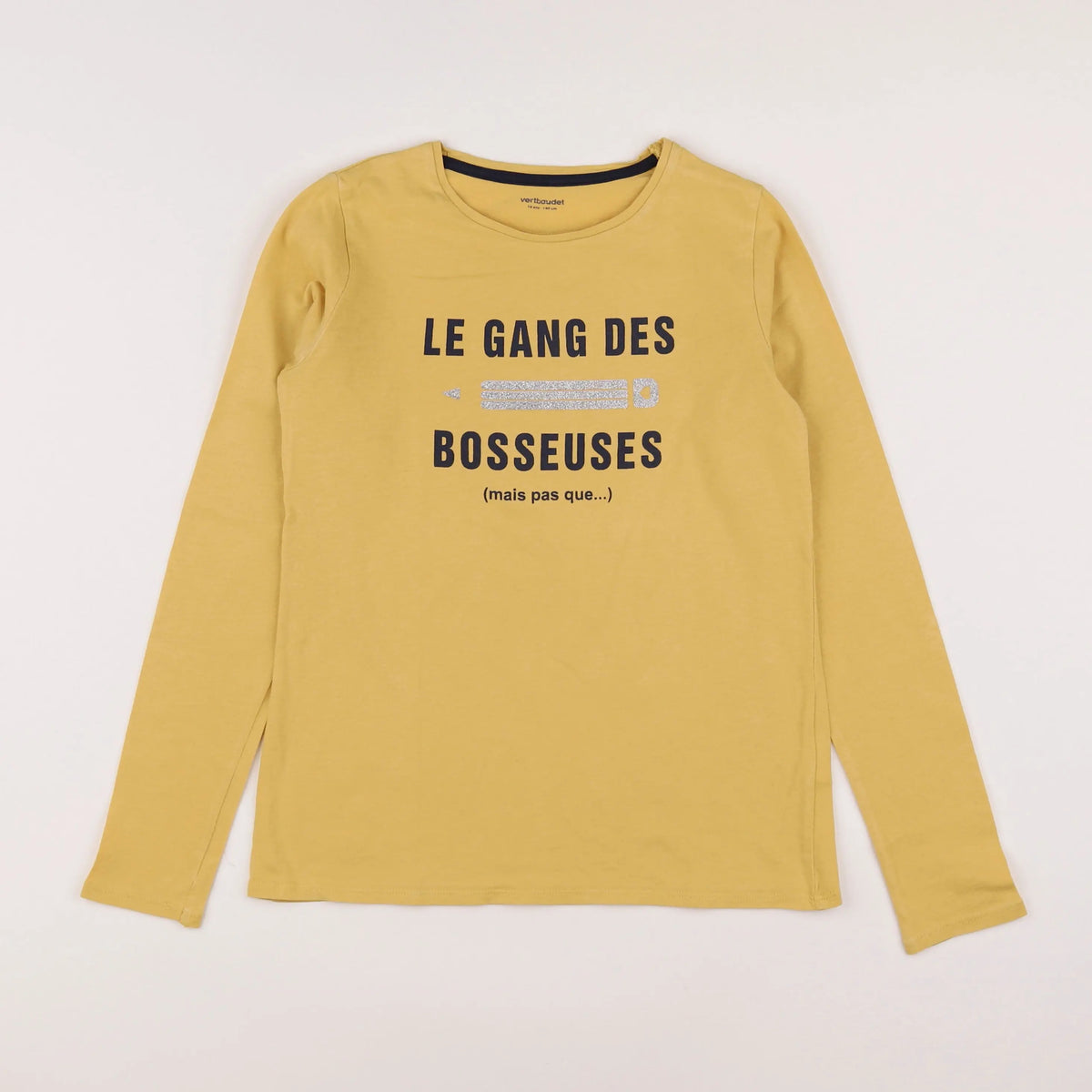 Vertbaudet - tee-shirt jaune - 10 ans