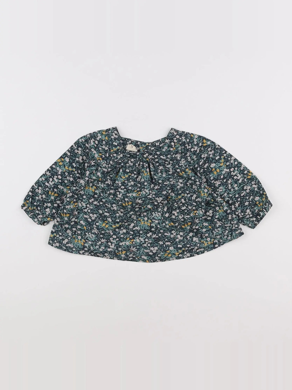 Bonton - blouse vert - 12 mois