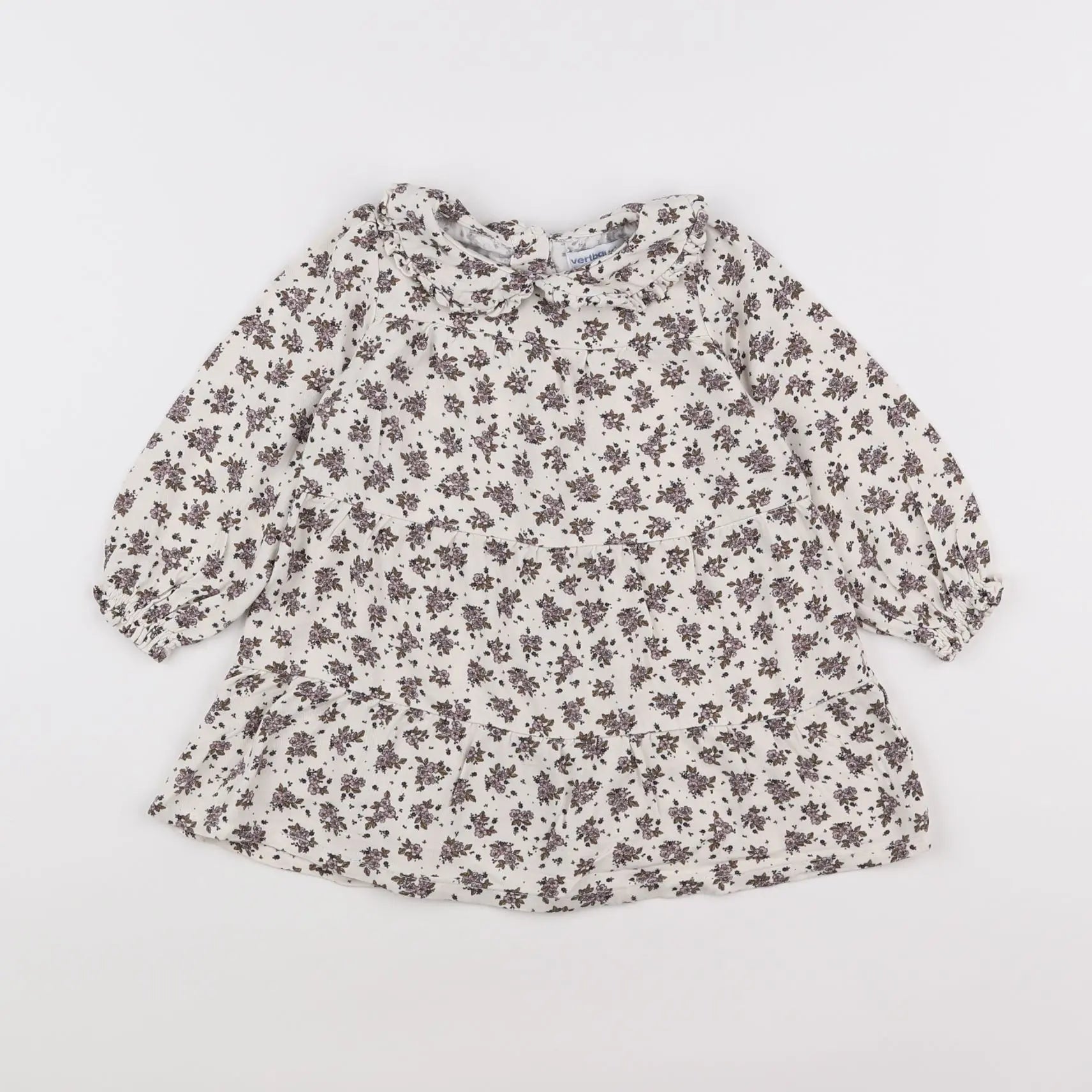 Vertbaudet - robe beige - 18 mois