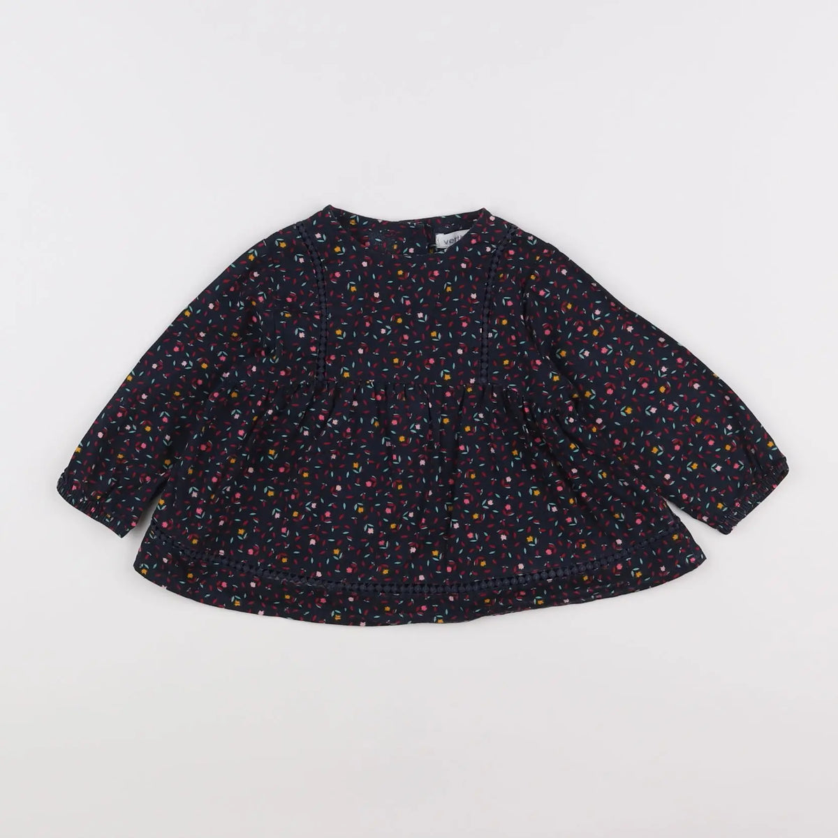 Vertbaudet - blouse multicolore - 12 mois