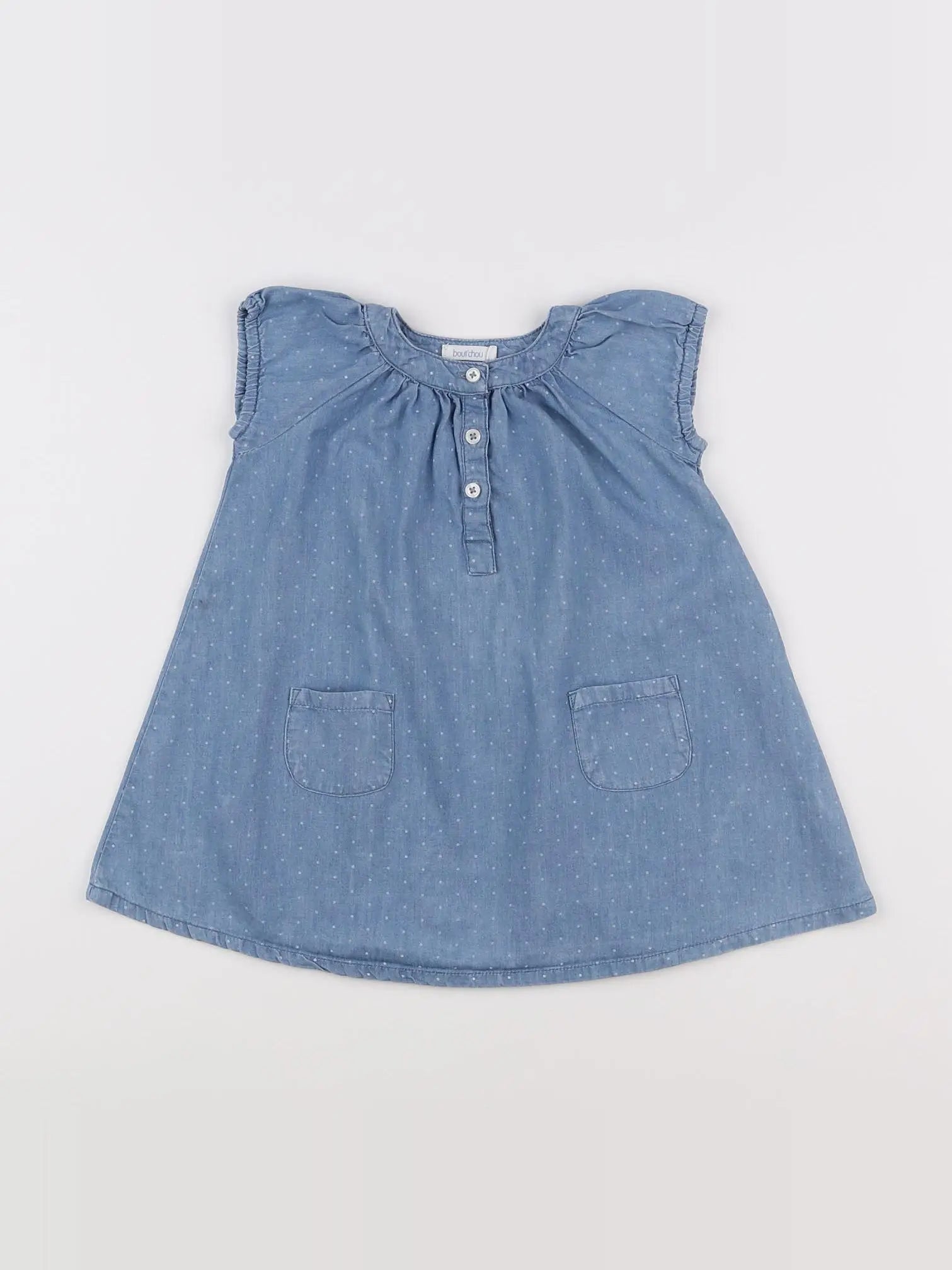 Boutchou - robe bleu - 9 mois