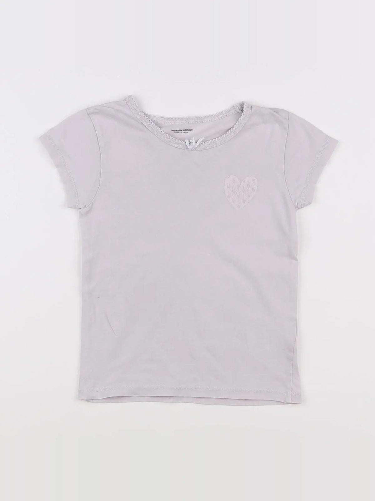 Vertbaudet - maillot de corps gris - 8 ans