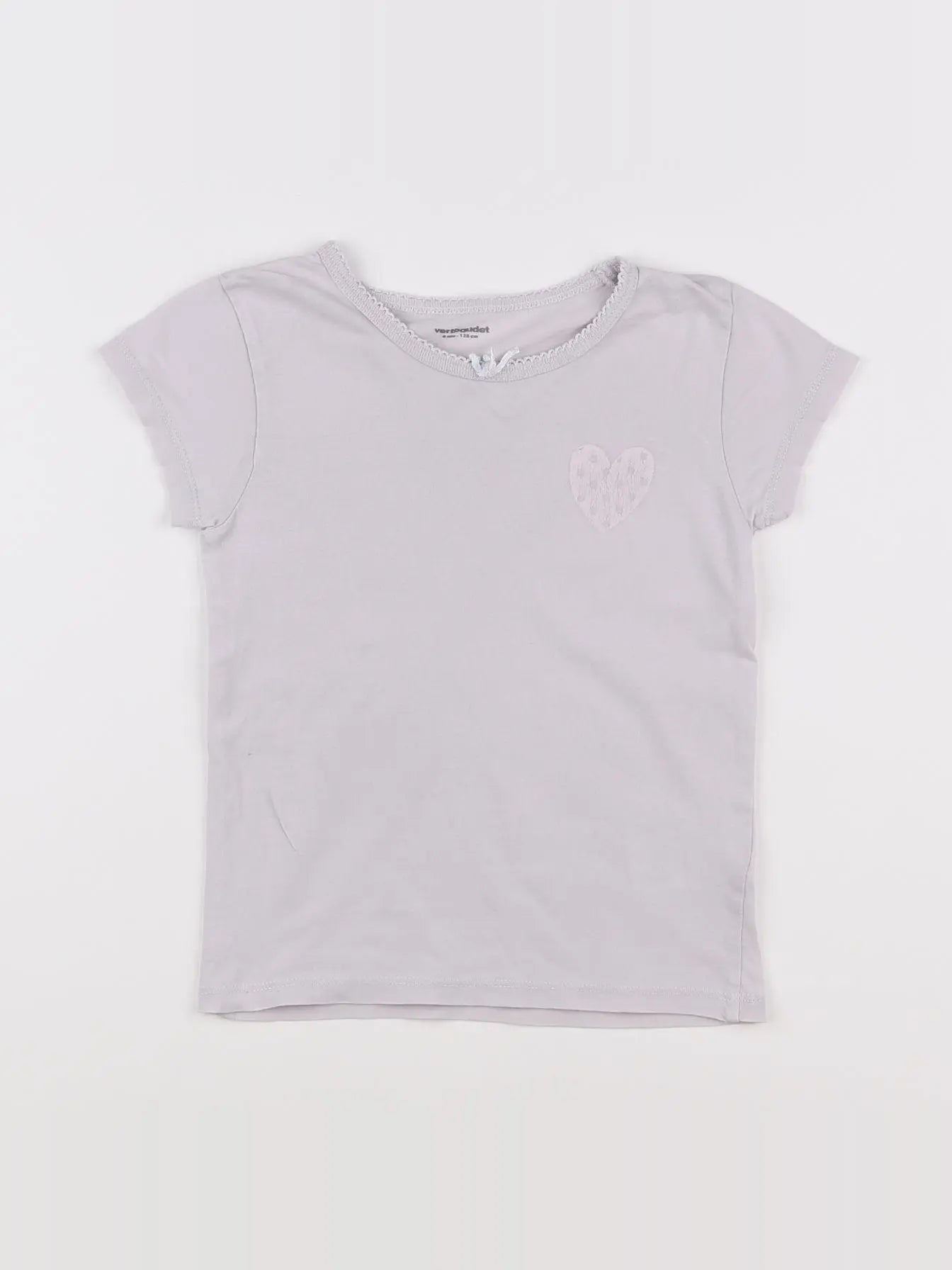 Vertbaudet - maillot de corps gris - 8 ans