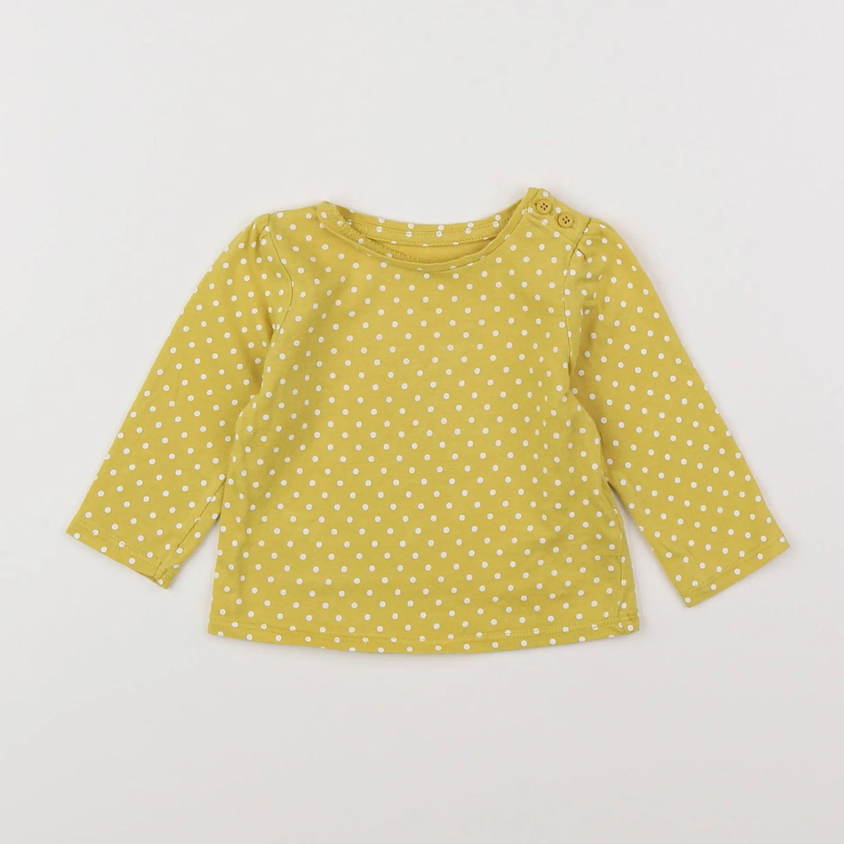 Vertbaudet - tee-shirt jaune - 3 mois