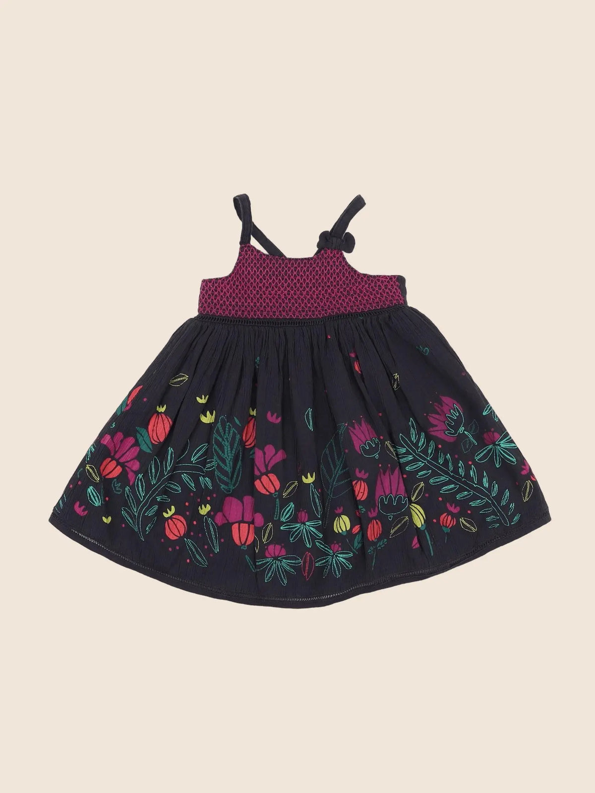 Vertbaudet - robe gris - 12 mois