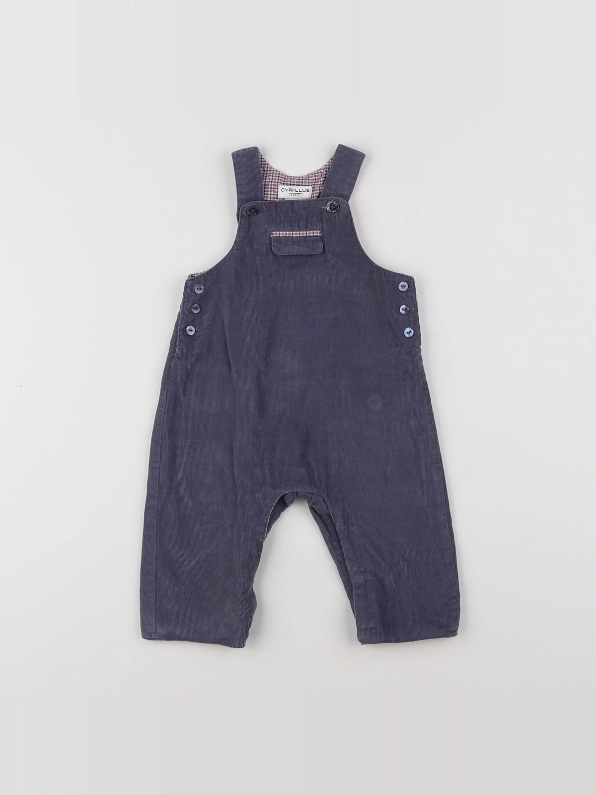 Cyrillus - salopette bleu - 3 mois