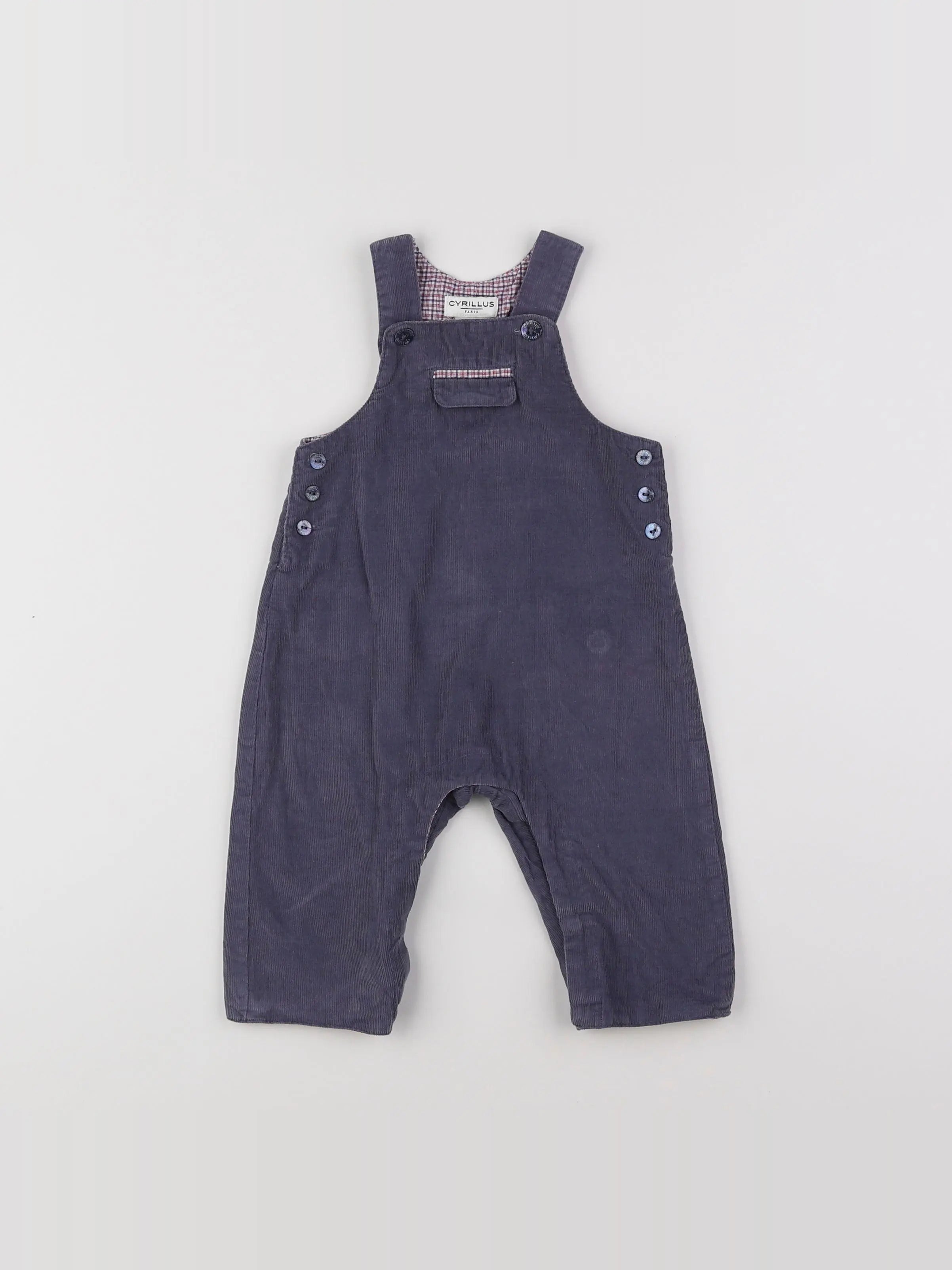 Cyrillus - salopette bleu - 3 mois