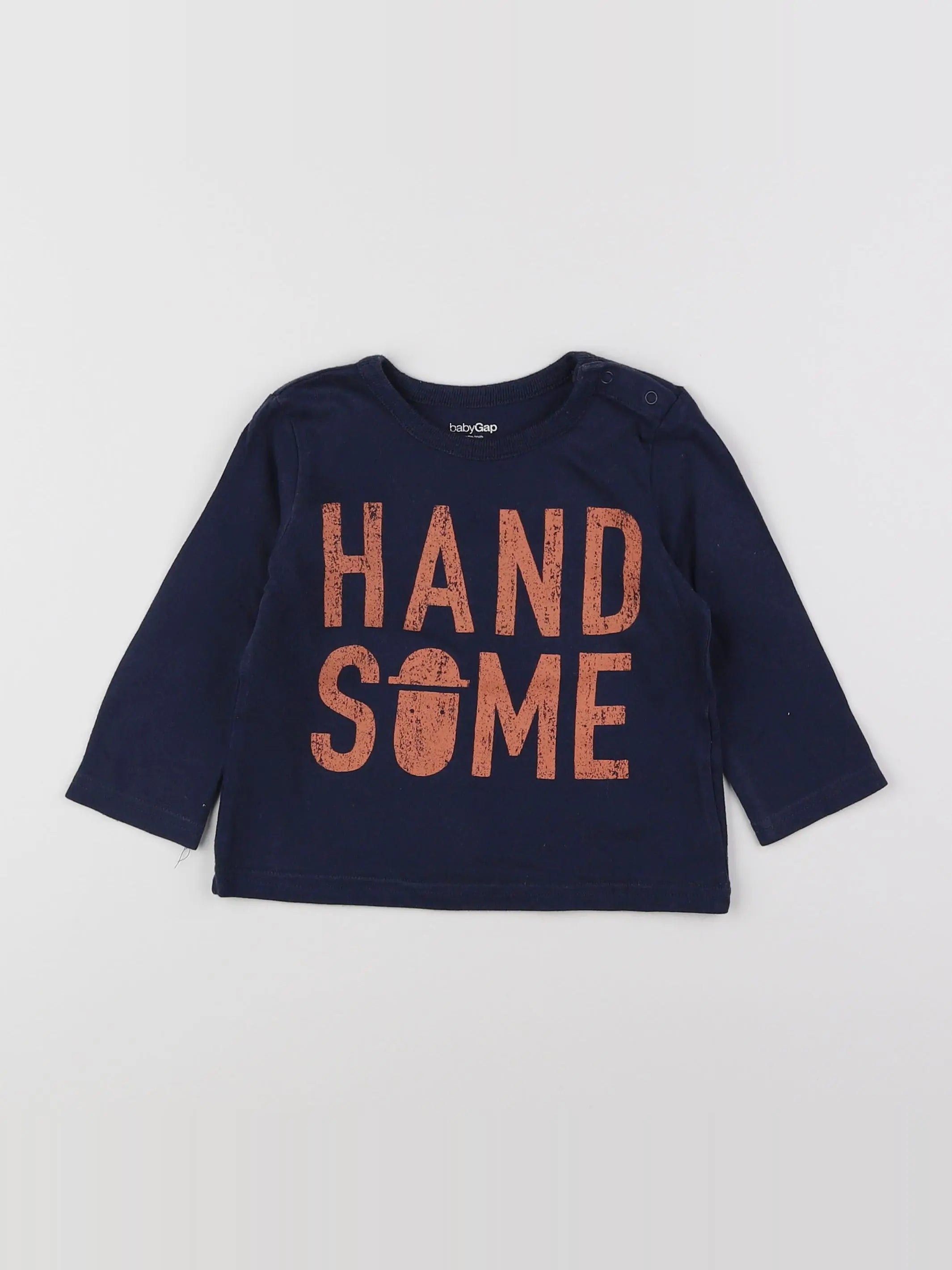 GAP - tee-shirt bleu - 9/12 mois