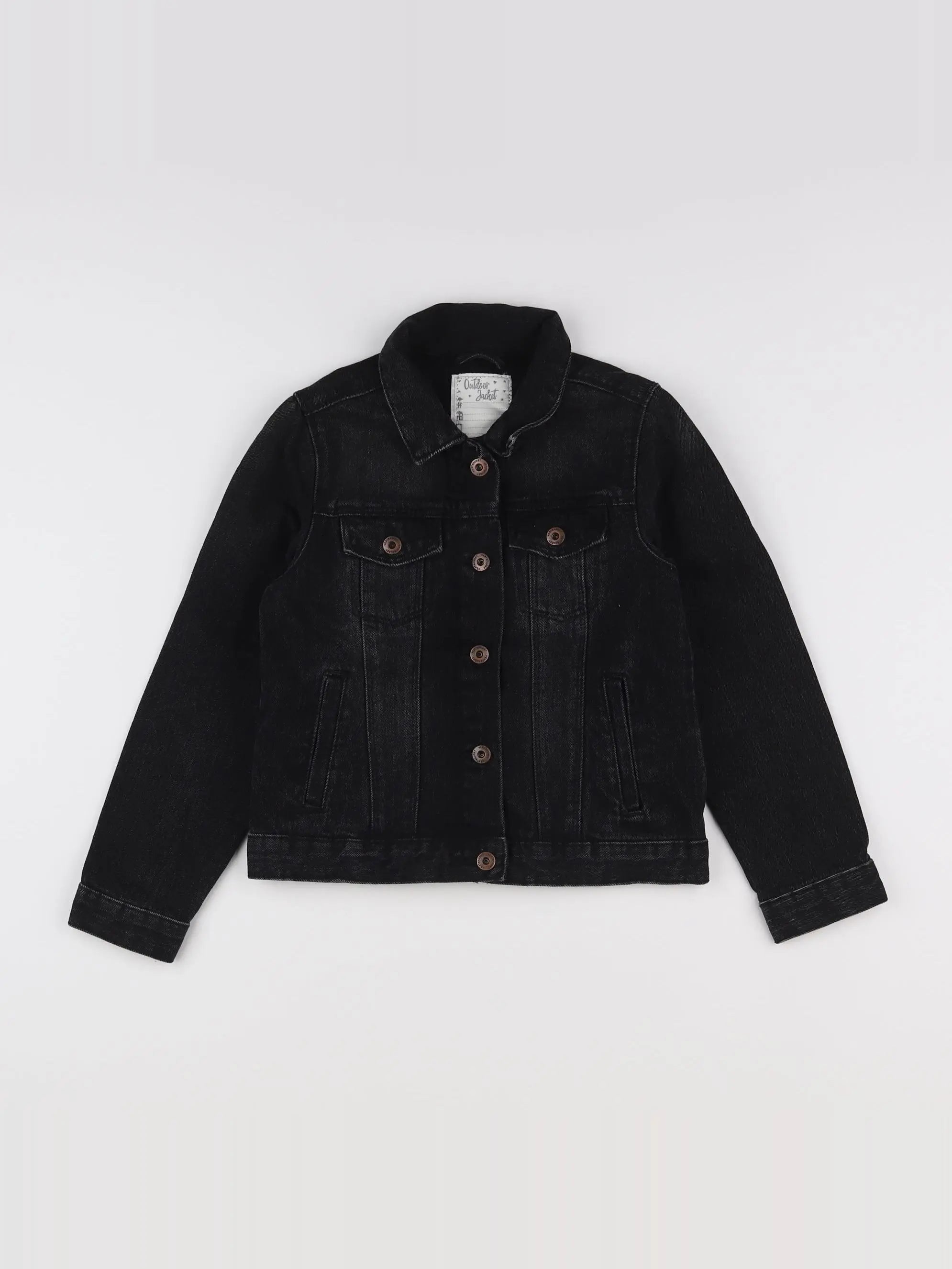 Vertbaudet - veste noir - 8 ans