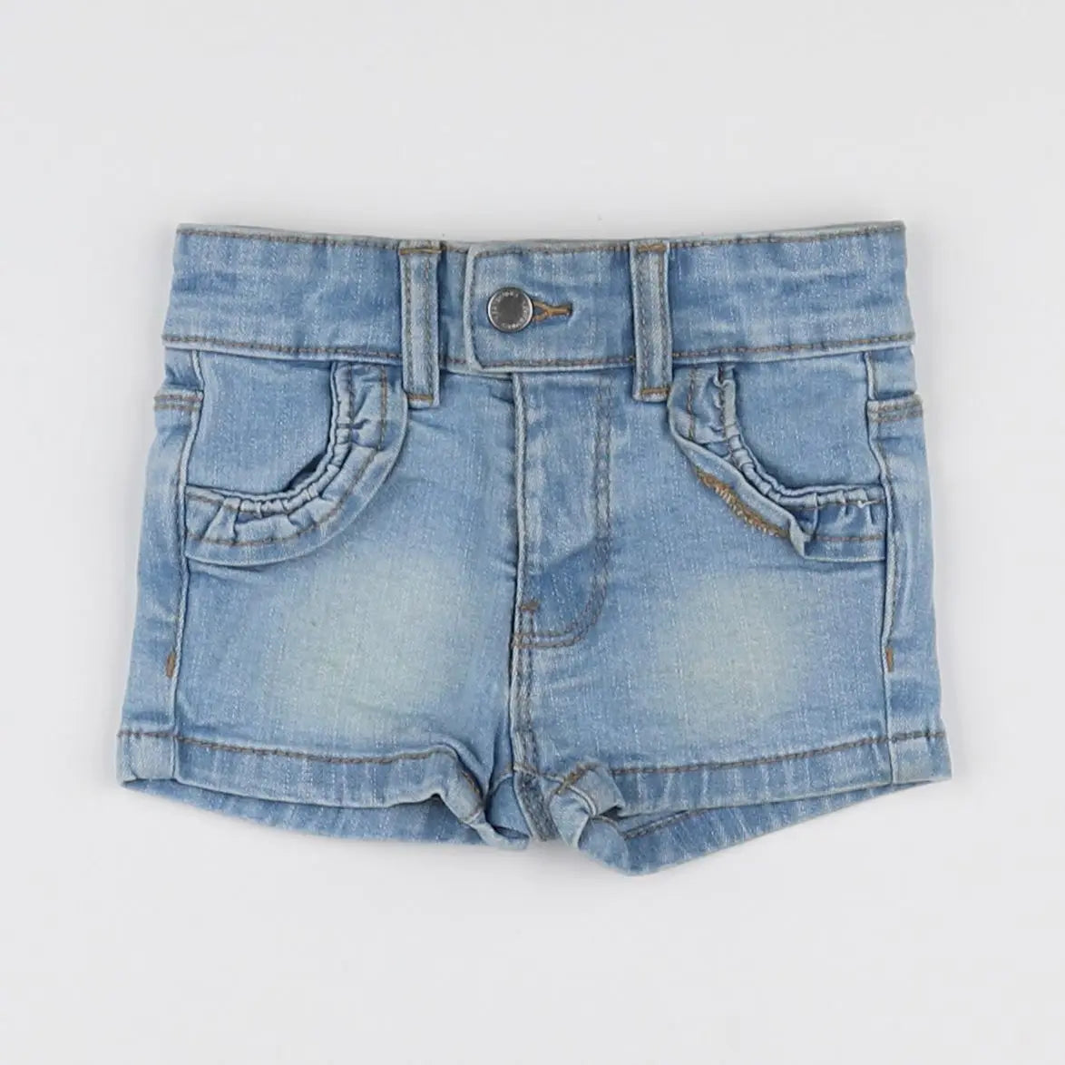 Vertbaudet - short bleu - 3 mois