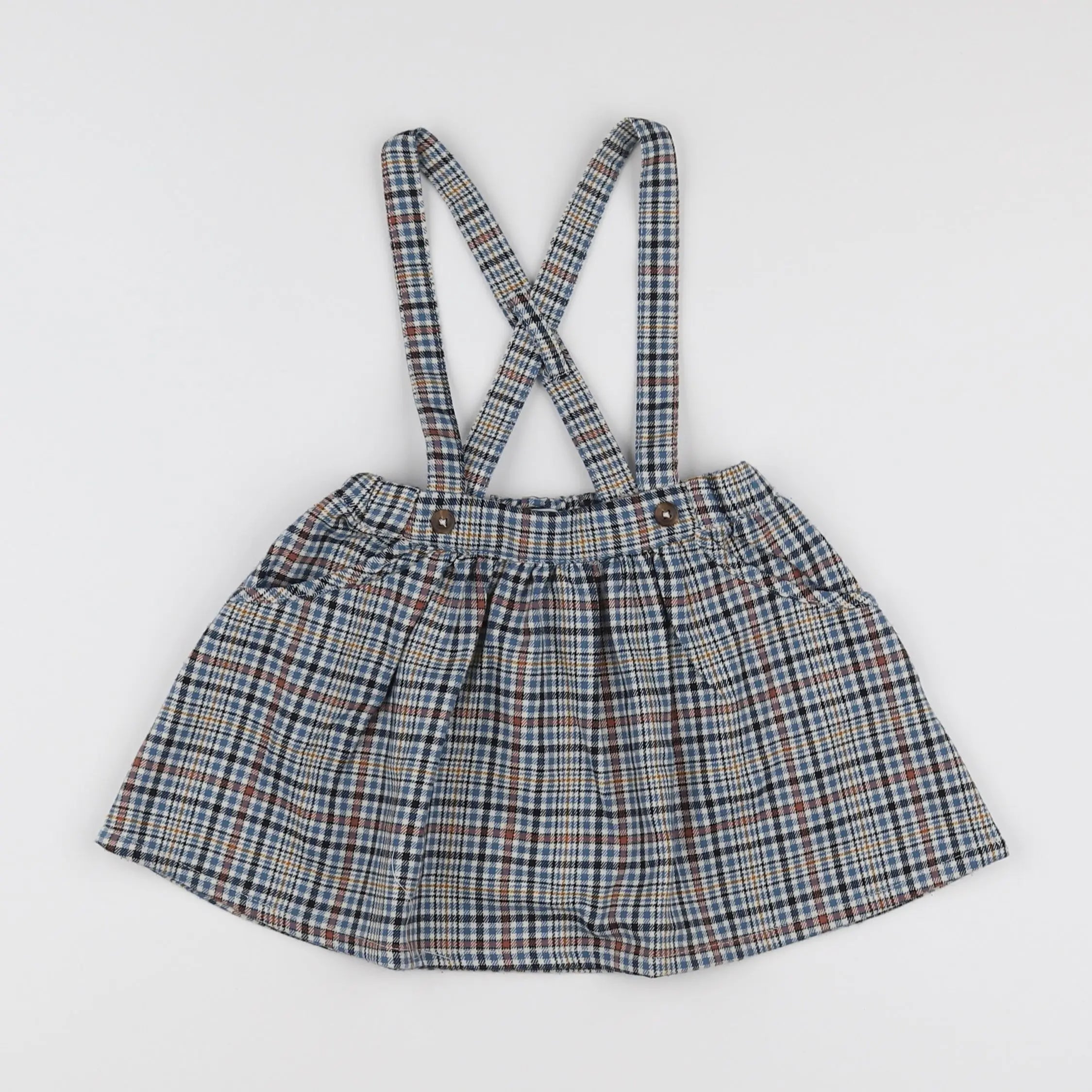 Vertbaudet - jupe bleu - 2 ans
