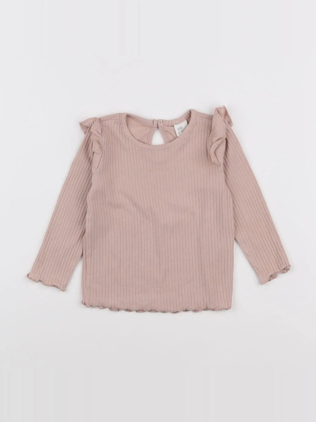 H&M - tee-shirt rose - 12 mois