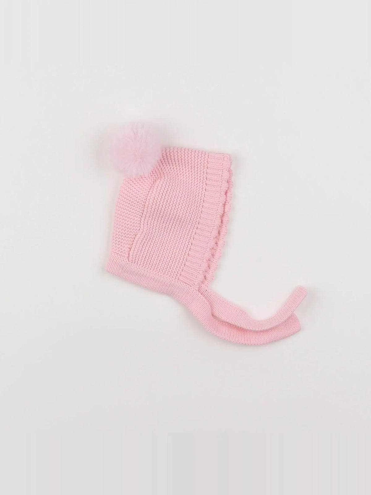 Vertbaudet - bonnet rose - 3/6 mois