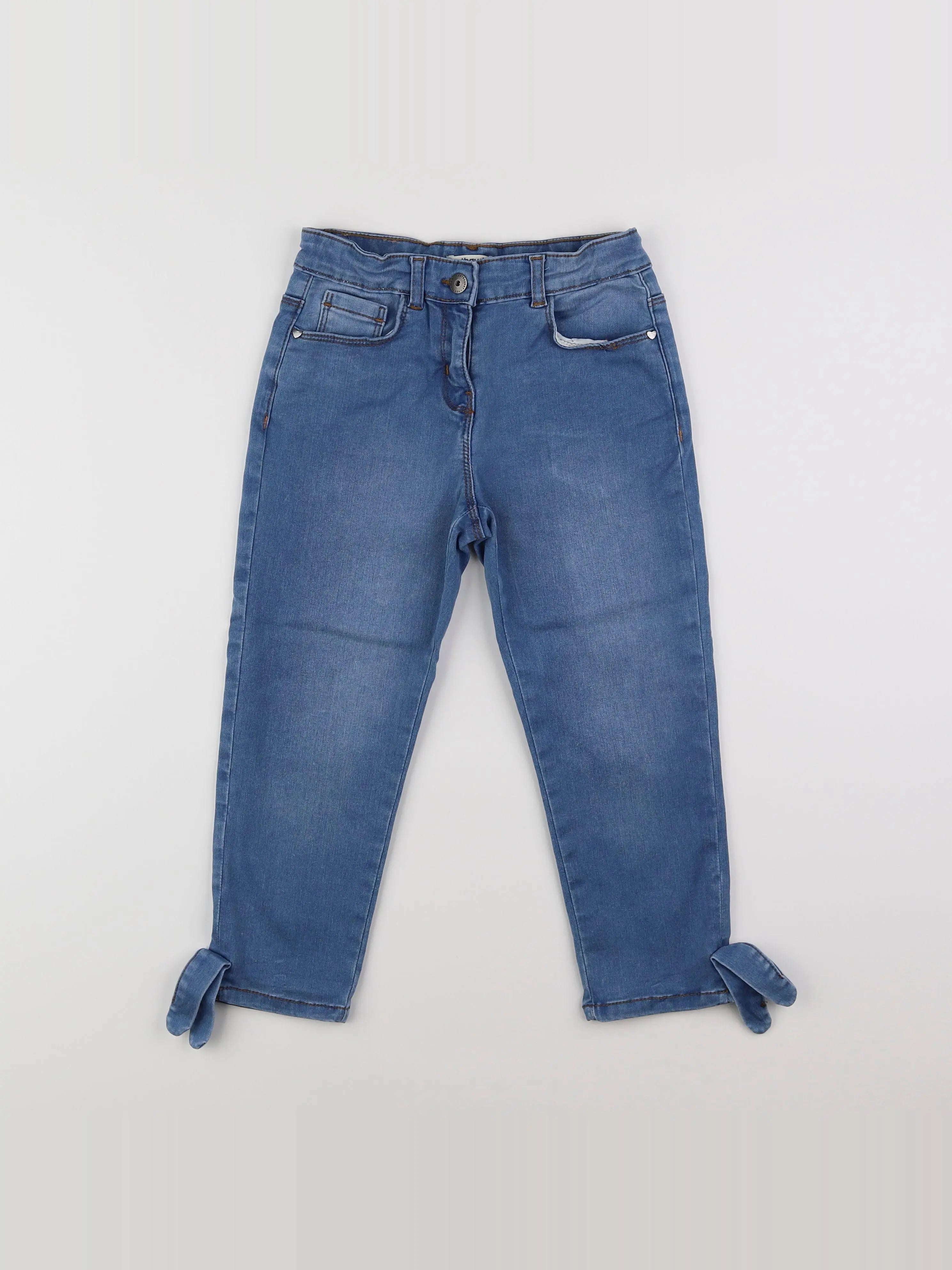 Vertbaudet - pantacourt bleu - 9 ans