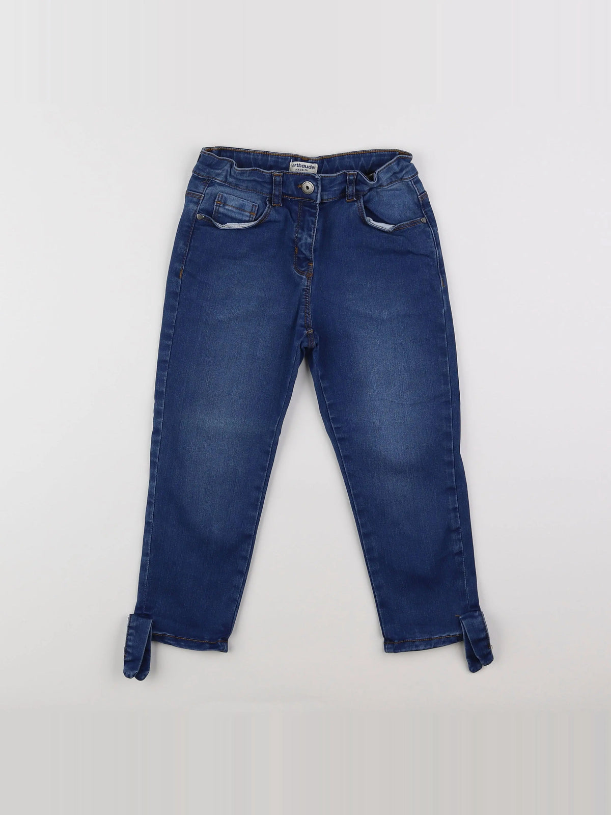 Vertbaudet - pantacourt bleu - 9 ans