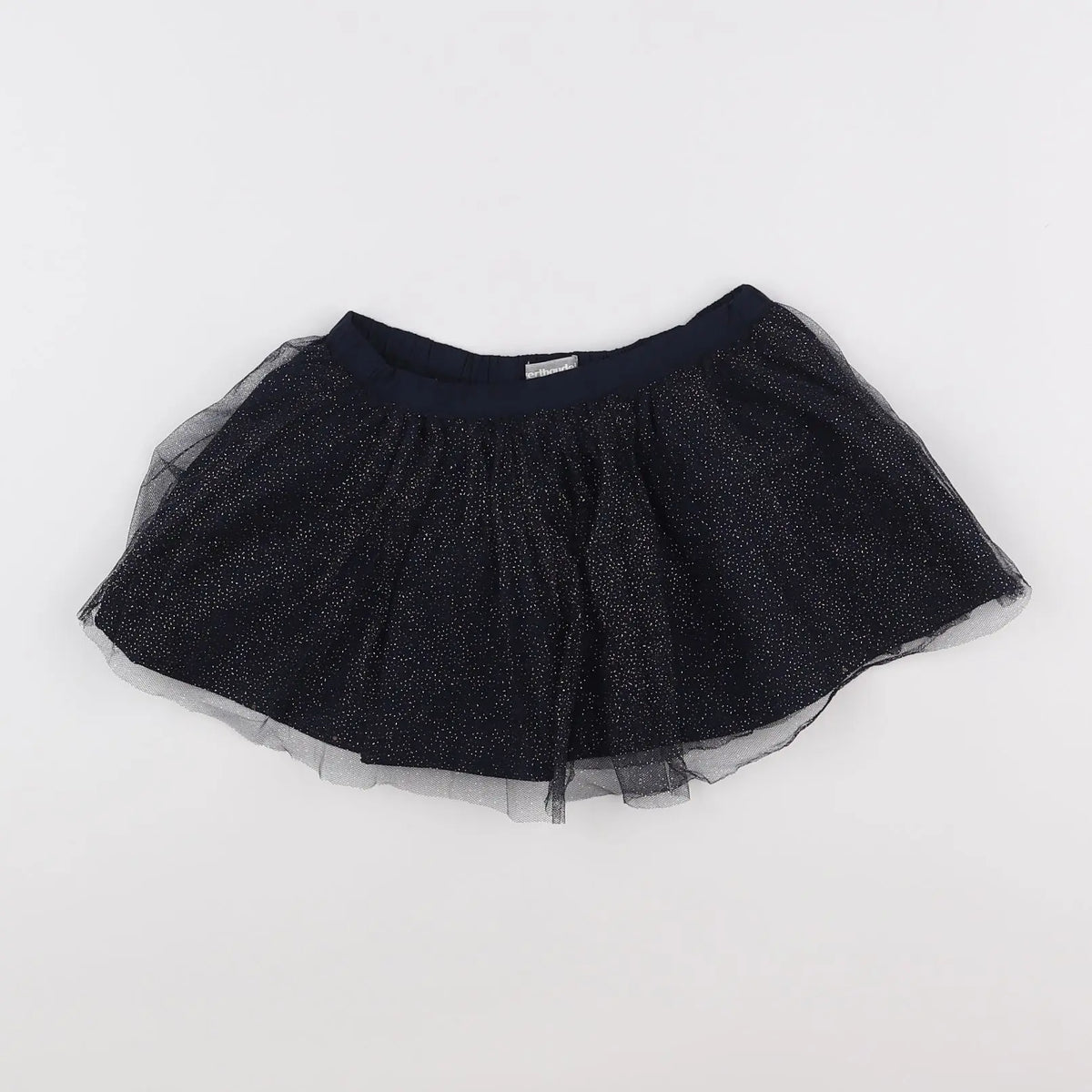 Vertbaudet - jupe bleu, or - 2 ans