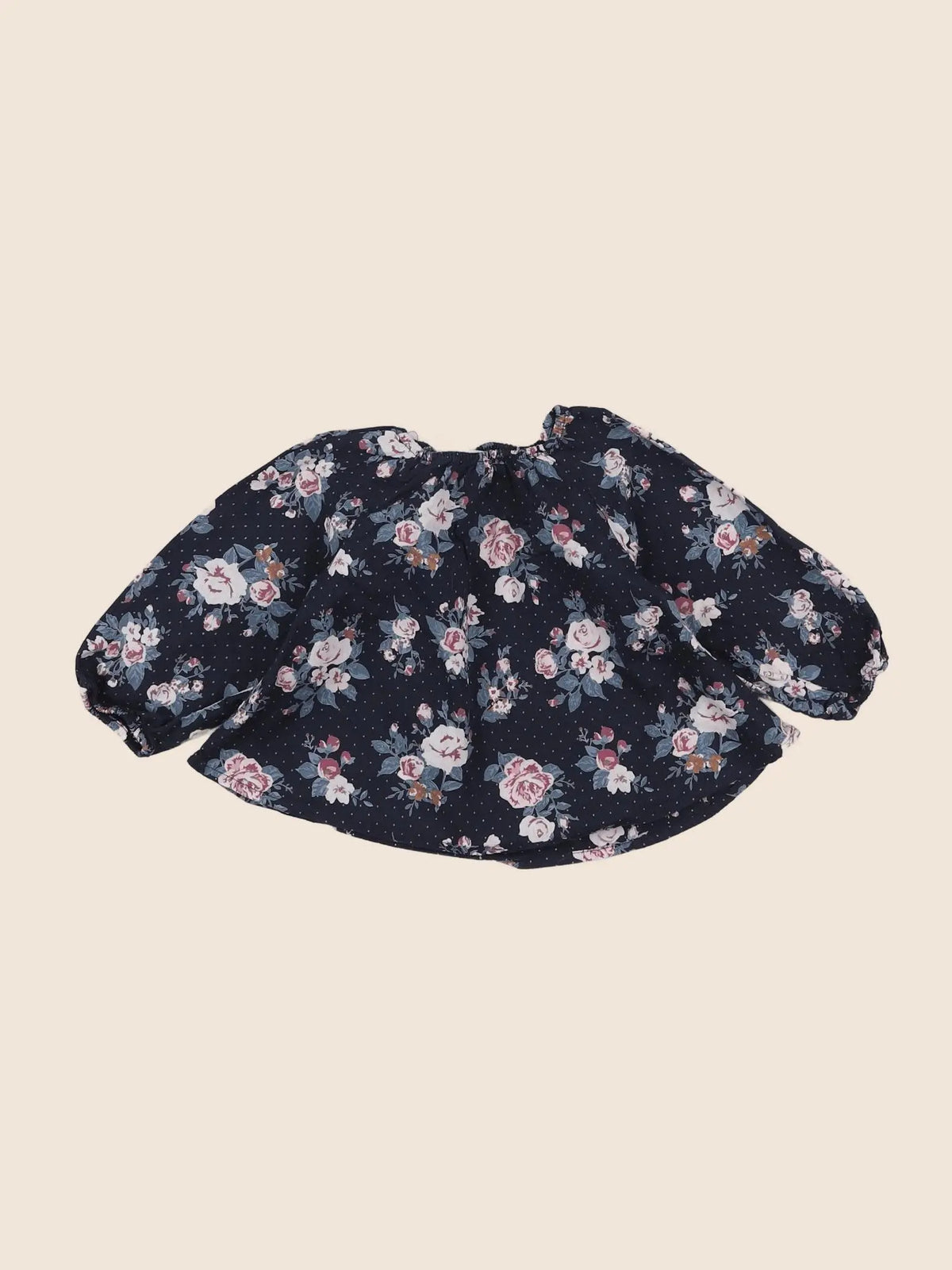 Vertbaudet - blouse bleu - 9 mois