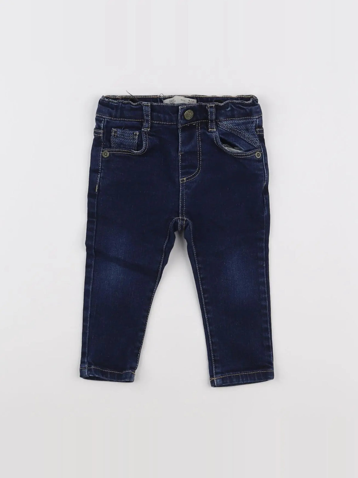 Zara - jean bleu - 9/12 mois