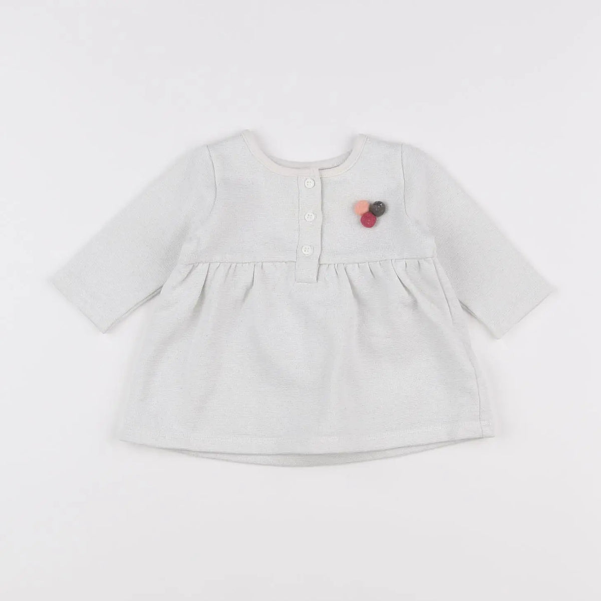 Vertbaudet - robe blanc - 3 mois