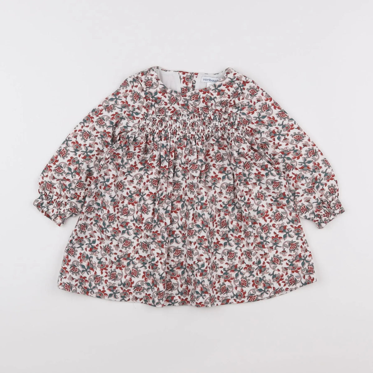 Vertbaudet - robe rouge - 18 mois