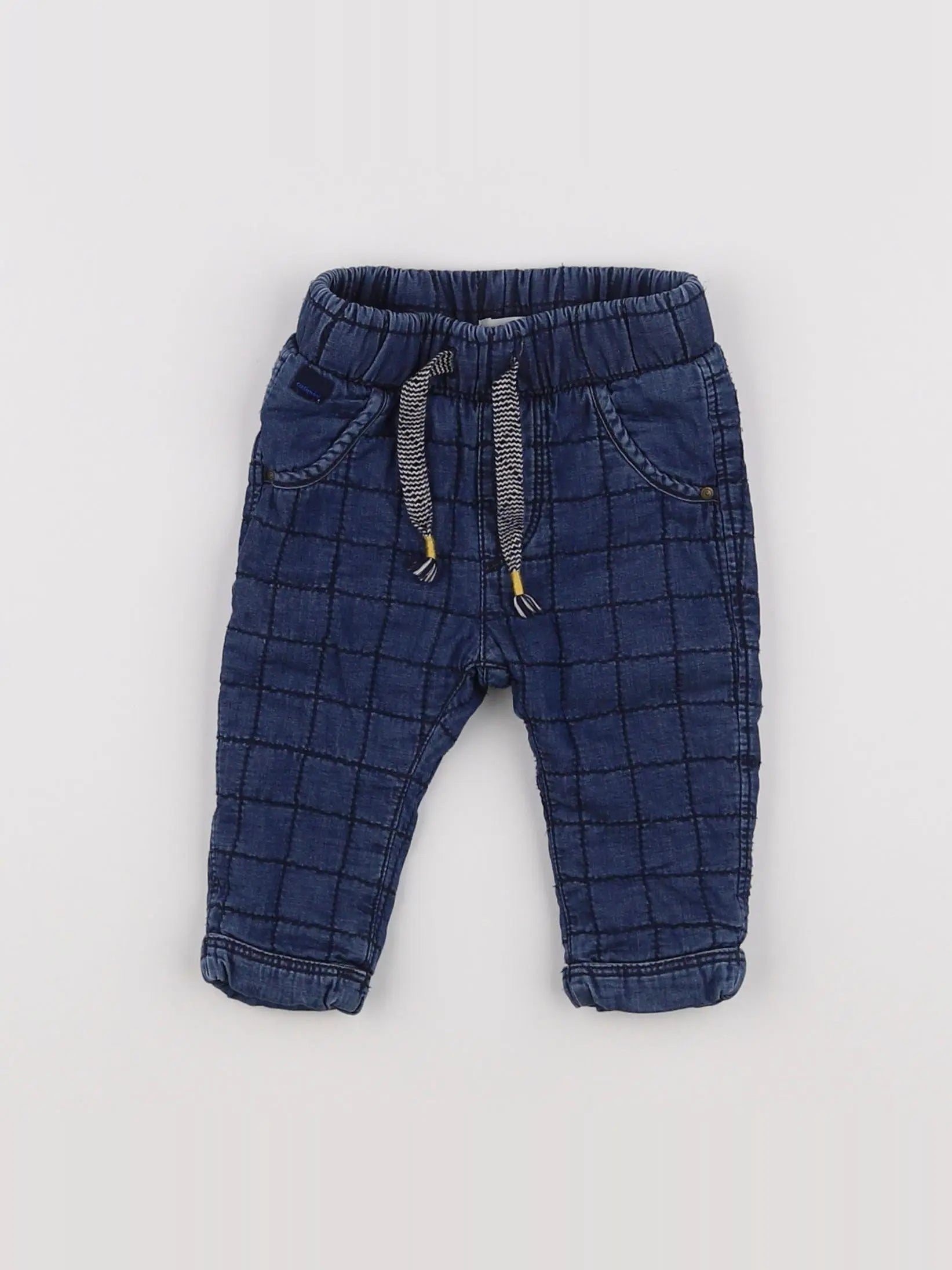 Catimini - pantalon doublé bleu - 3 mois