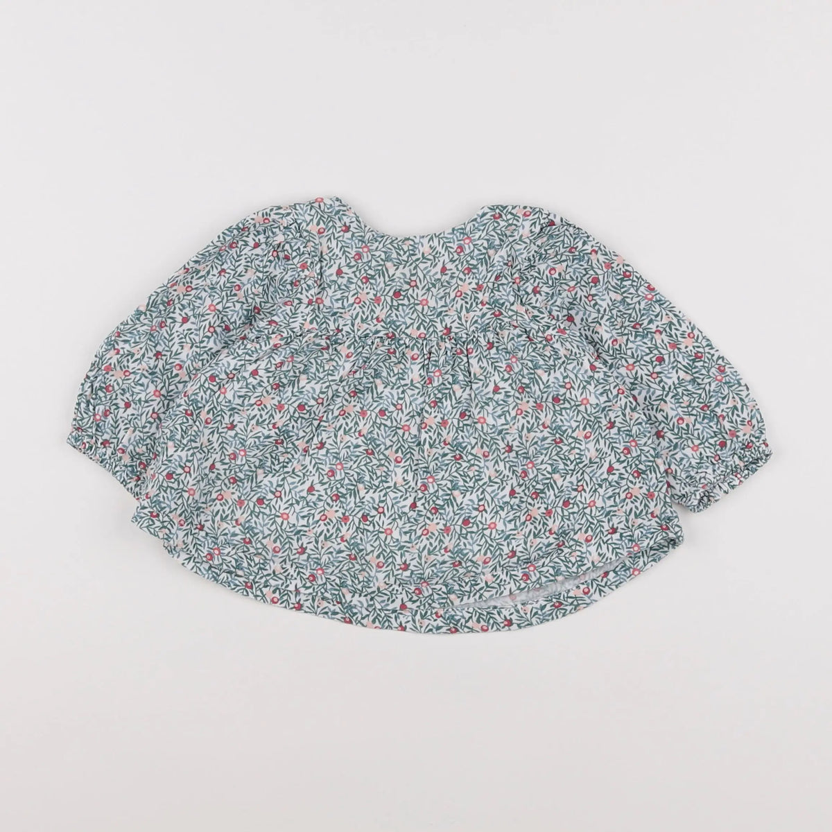 Vertbaudet - blouse blanc - 9 mois