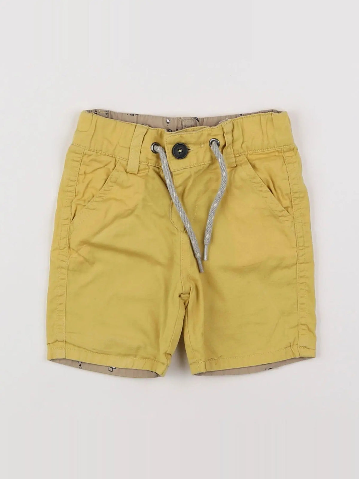 IKKS - short réversible jaune - 6 mois