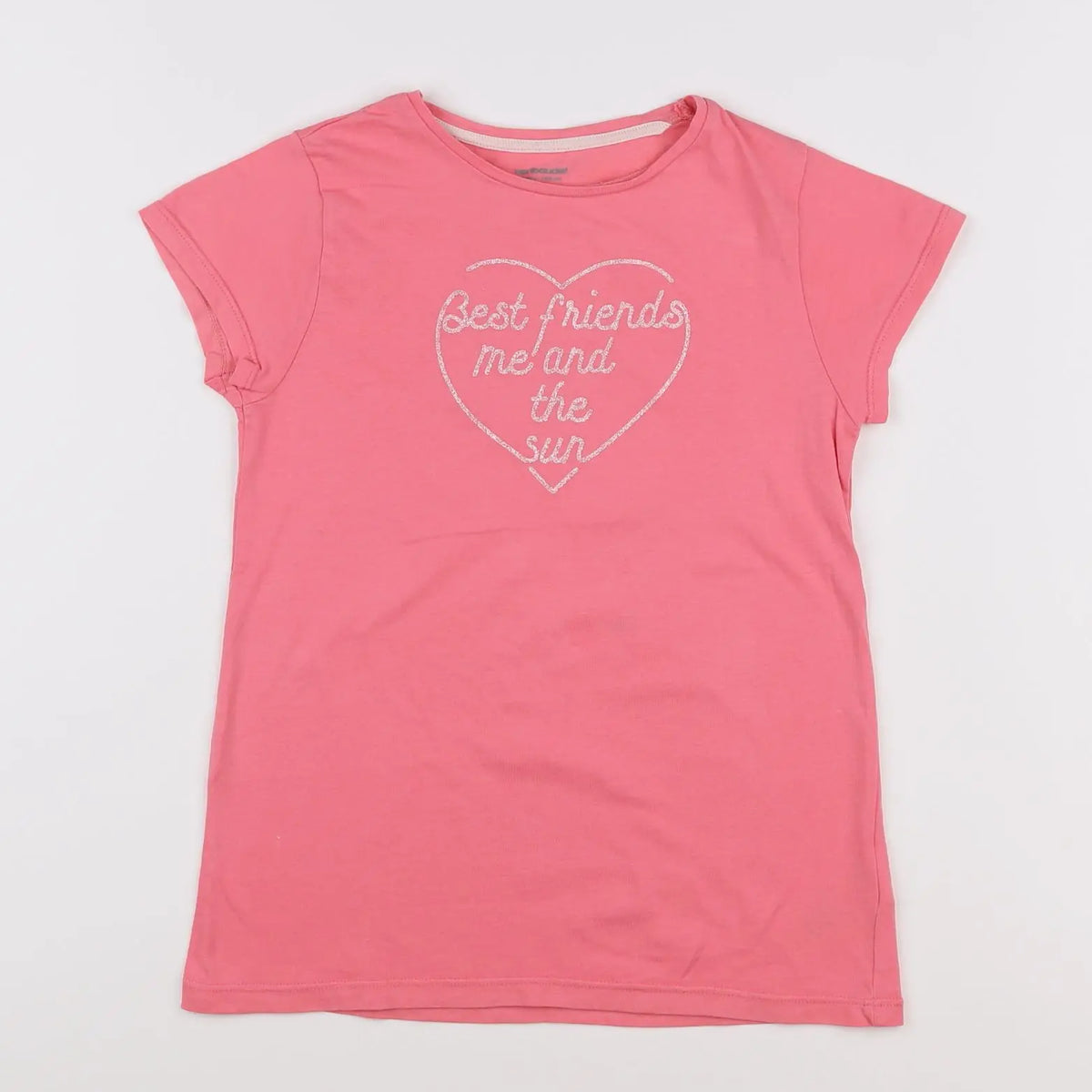 Vertbaudet - tee-shirt rose - 10 ans