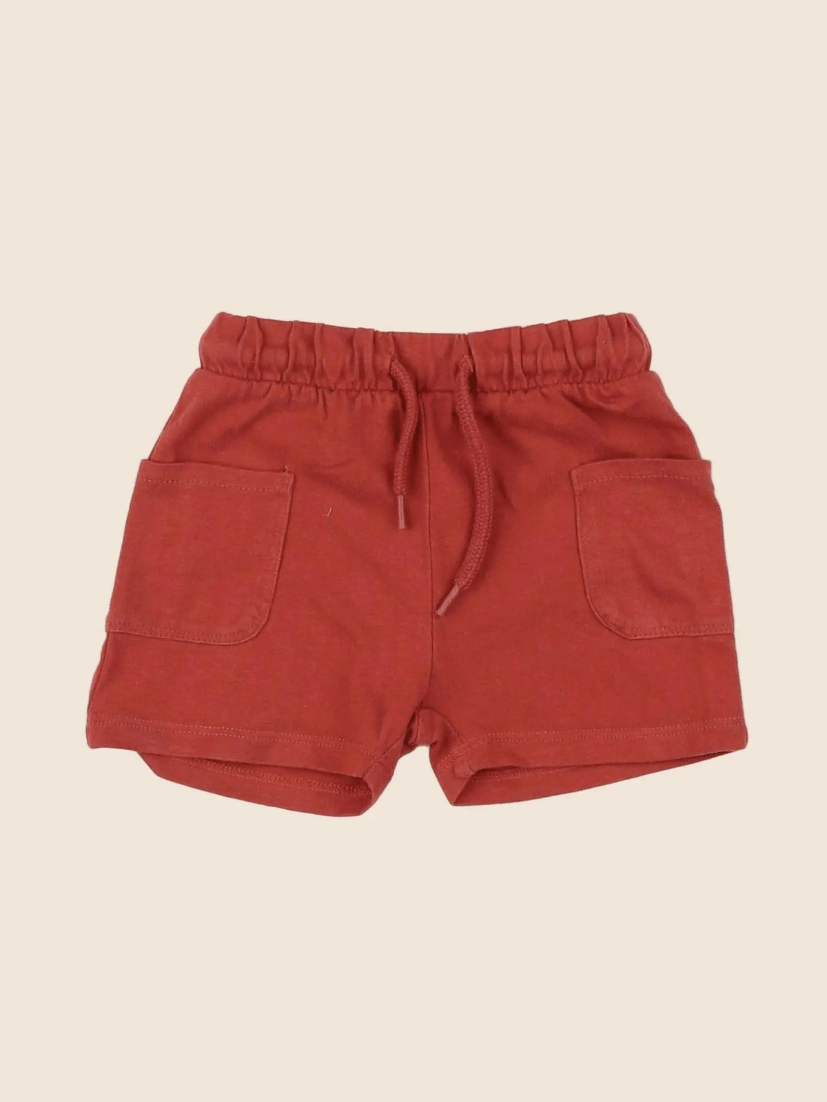 Vertbaudet - short rouge - 6 mois