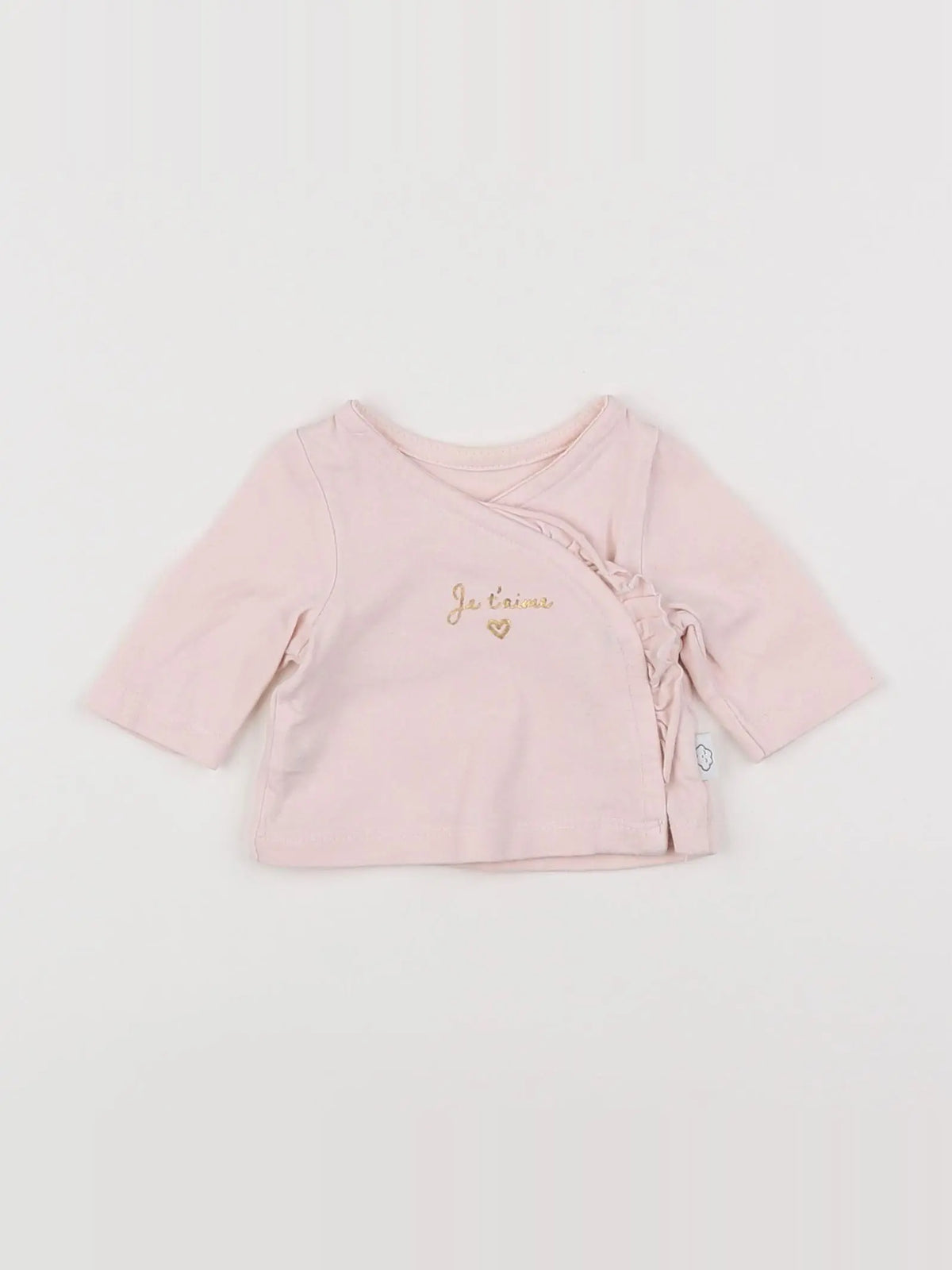 Vertbaudet - tee-shirt rose - 0 mois