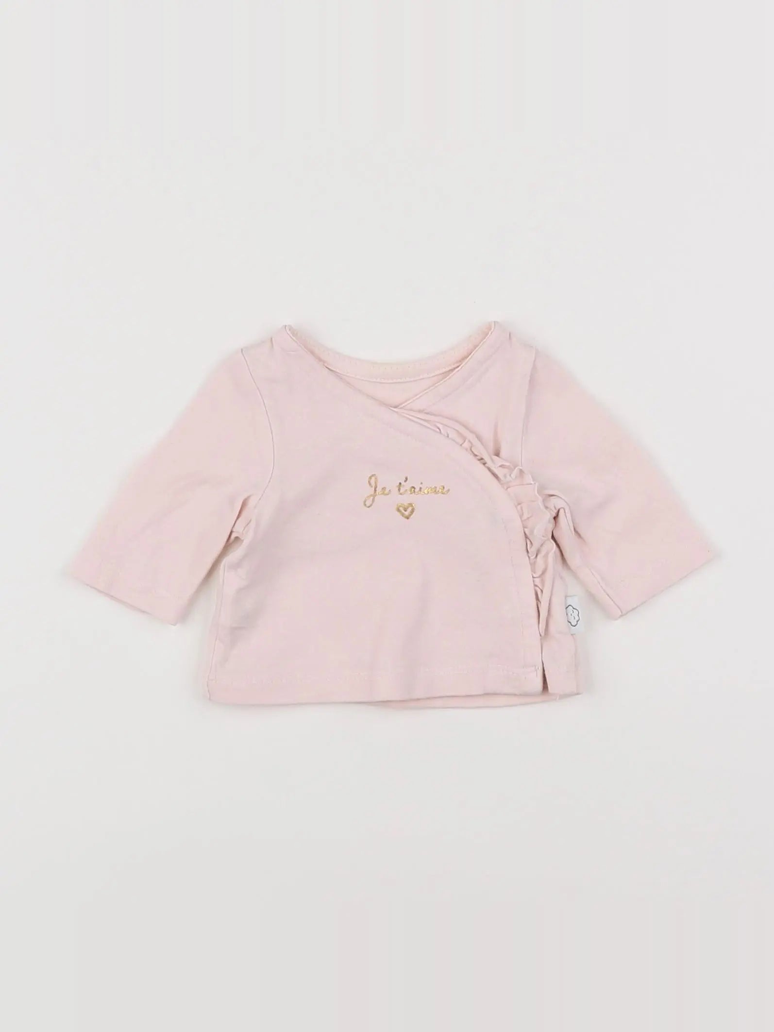 Vertbaudet - tee-shirt rose - 0 mois