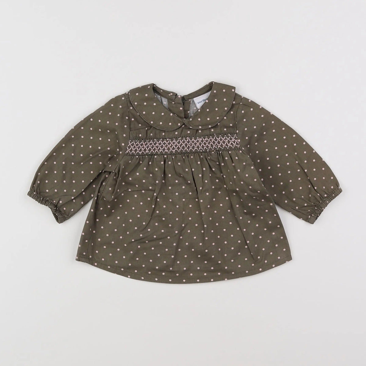 Vertbaudet - robe gris - 3 mois
