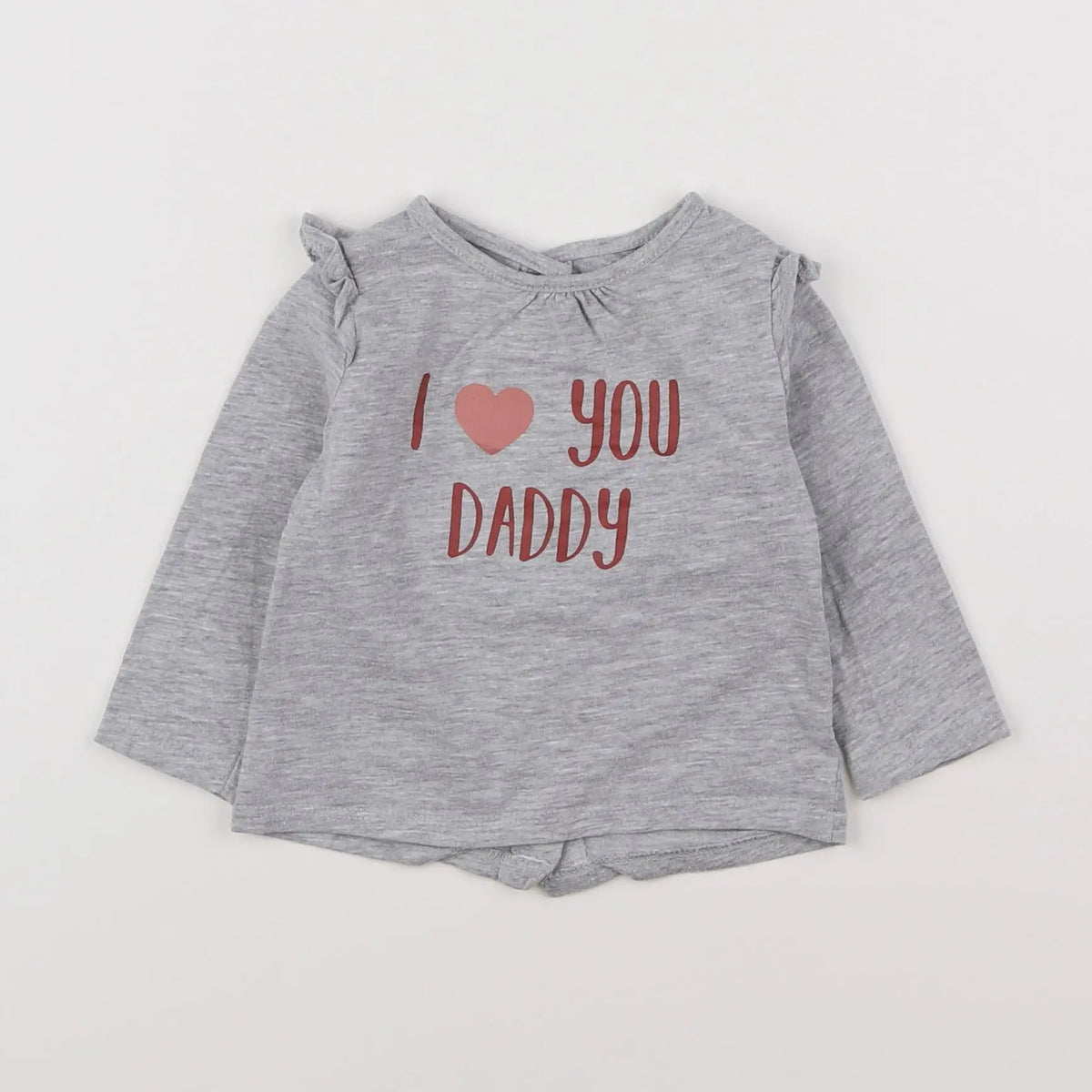 Vertbaudet - tee-shirt gris - 6 mois