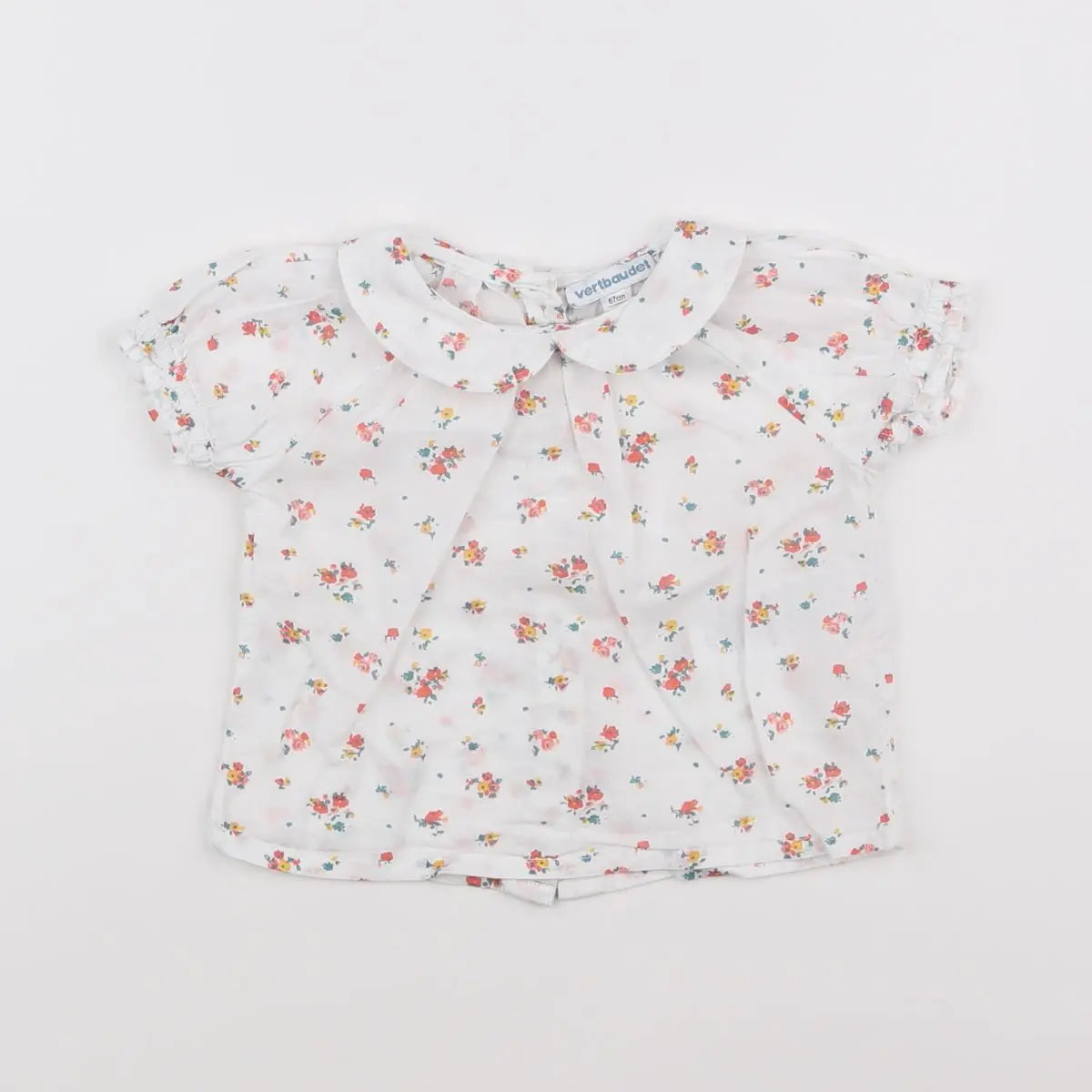 Vertbaudet - blouse blanc - 6 mois