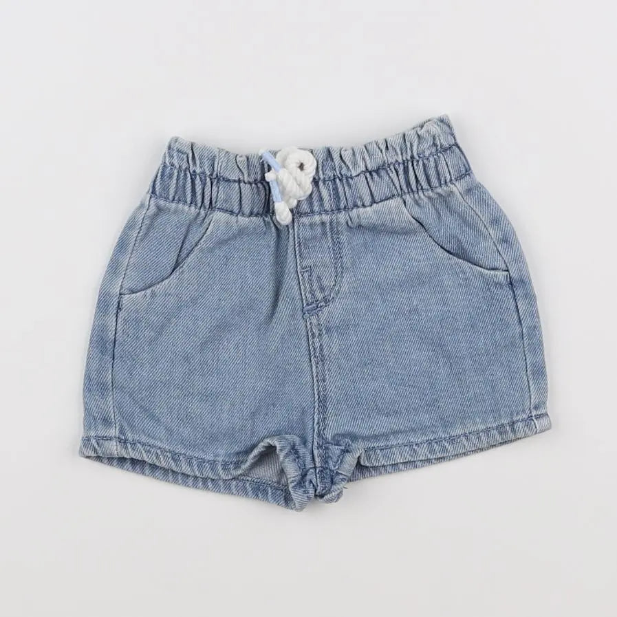 Vertbaudet - short bleu - 3 mois