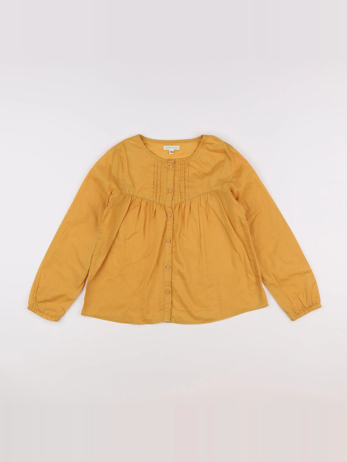 Vertbaudet - blouse jaune - 9 ans