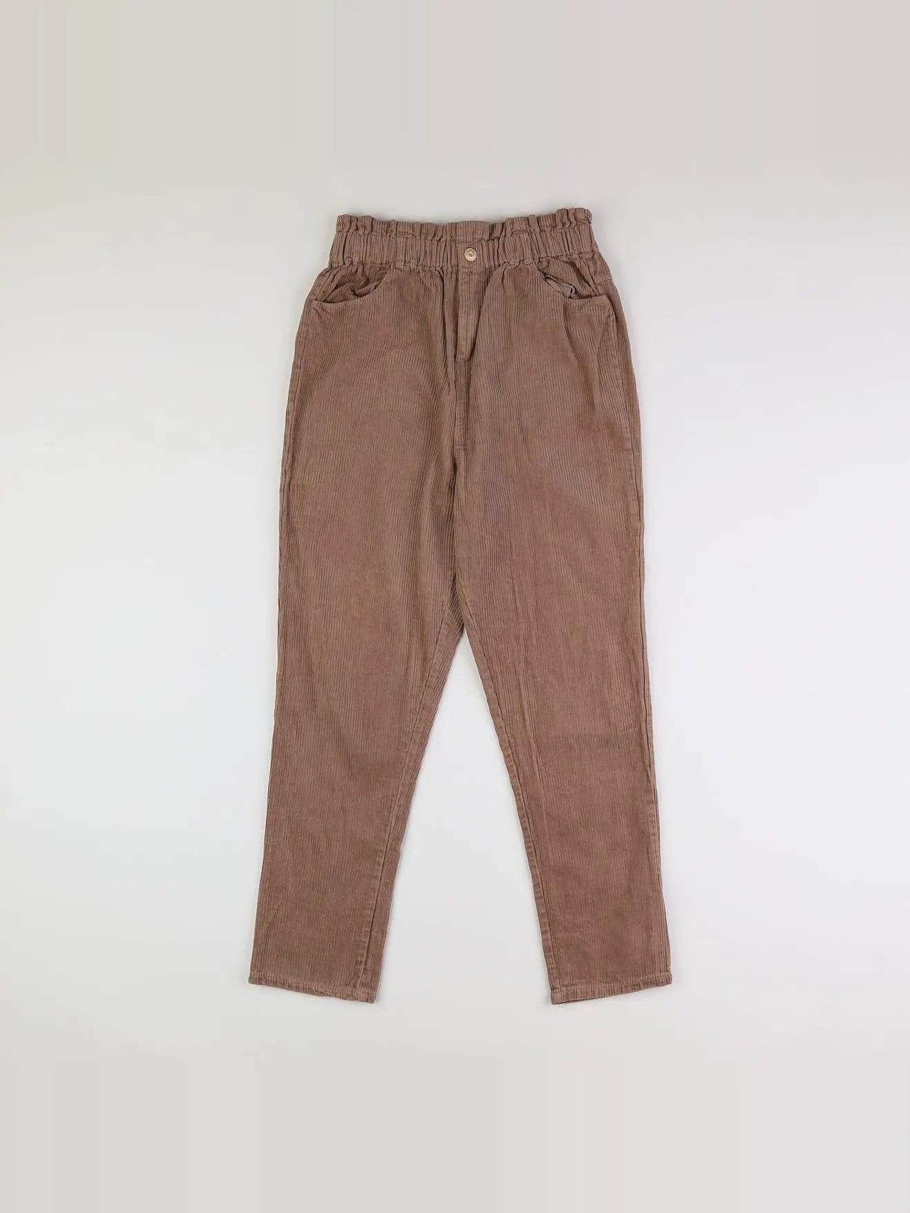 Vertbaudet - pantalon marron - 14 ans