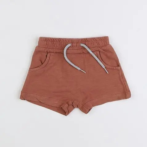 Vertbaudet - short marron - 6 mois